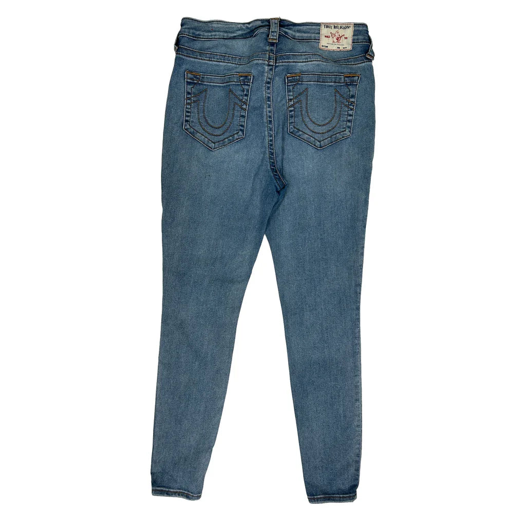 True Religion Skinny Jeans - 30W UK 10 Blue Denim Refurbished - Thrifted (note: this is a term often used to describe second- refurbished available on Cerqular