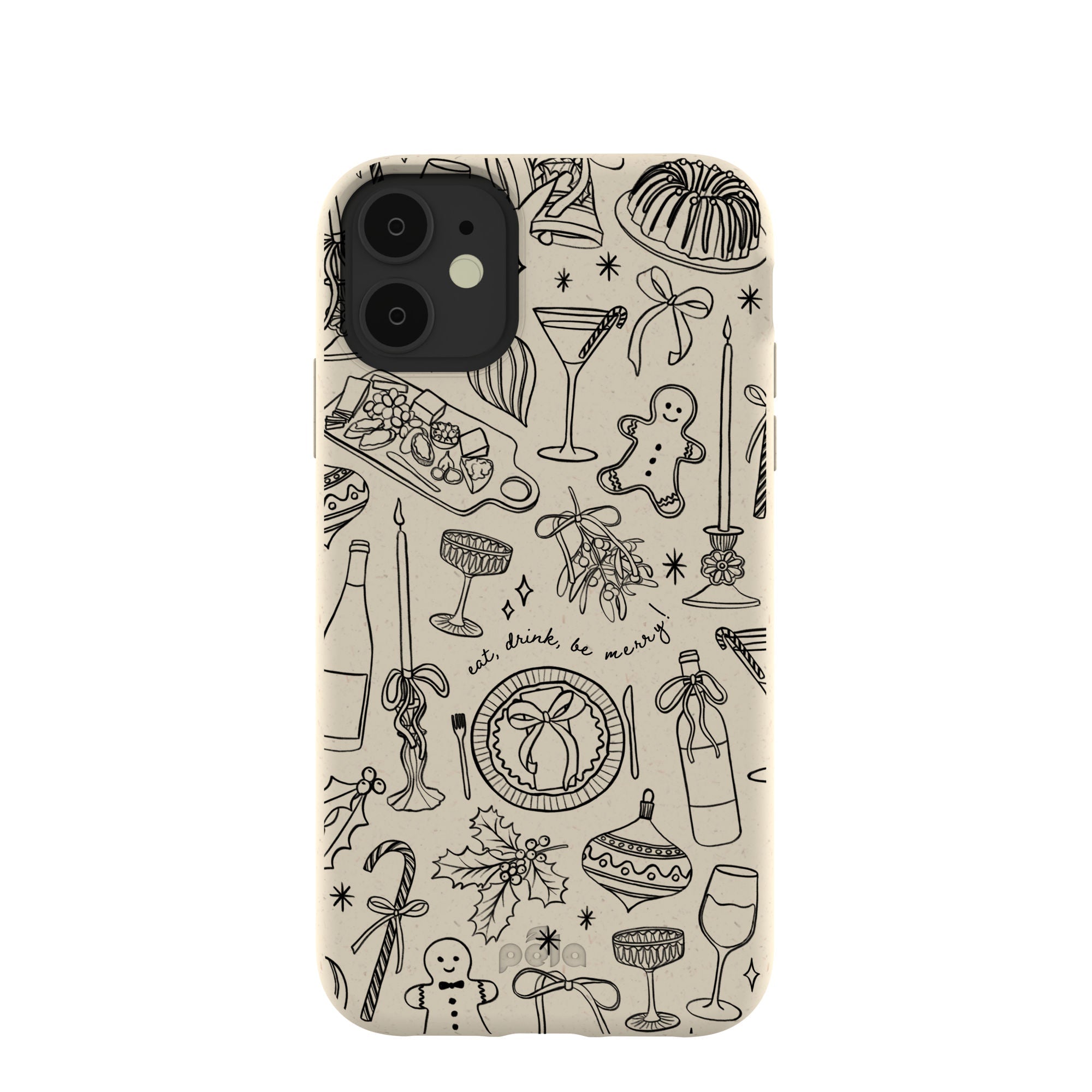 London Fog Holiday Dinner Party iPhone 11 Case Refurbished - Pela Case refurbished available on Cerqular