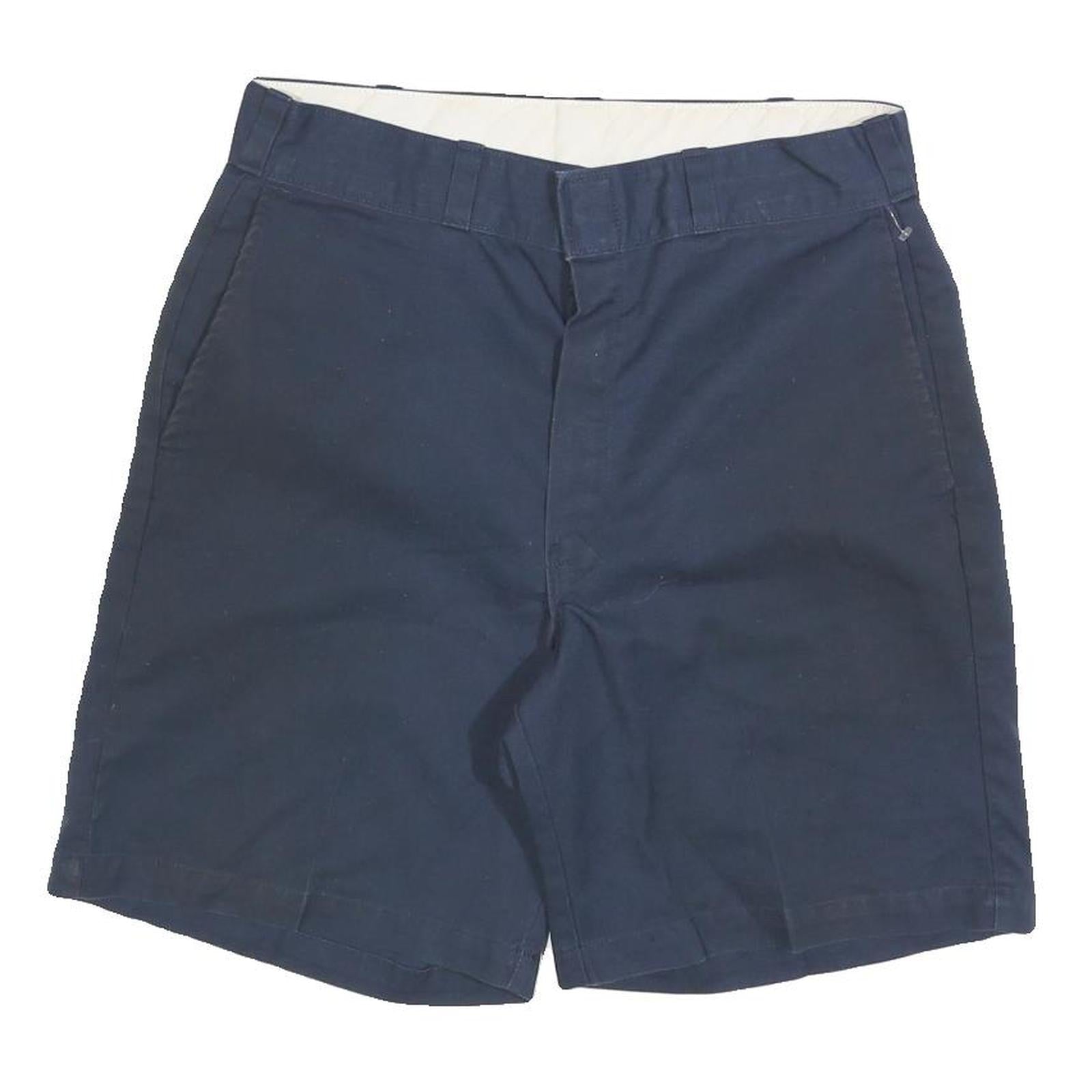 DICKIES Mens Shorts Navy Blue Casual Cotton Blend M W30 Workwear Refurbished - N/A refurbished available on Cerqular