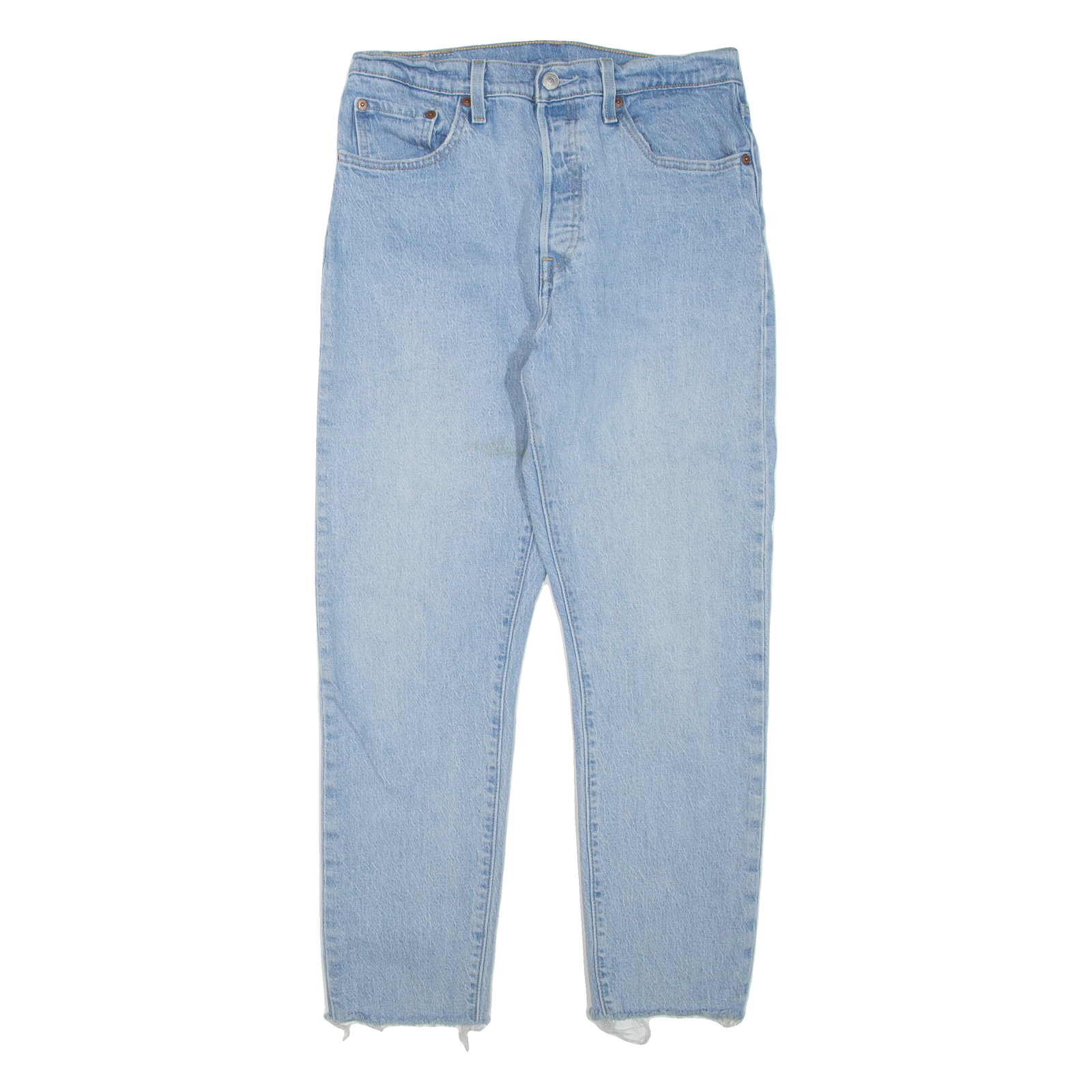 LEVI'S 501 Jeans Womens Blue Regular Straight W29 L28 Refurbished - N/A refurbished available on Cerqular