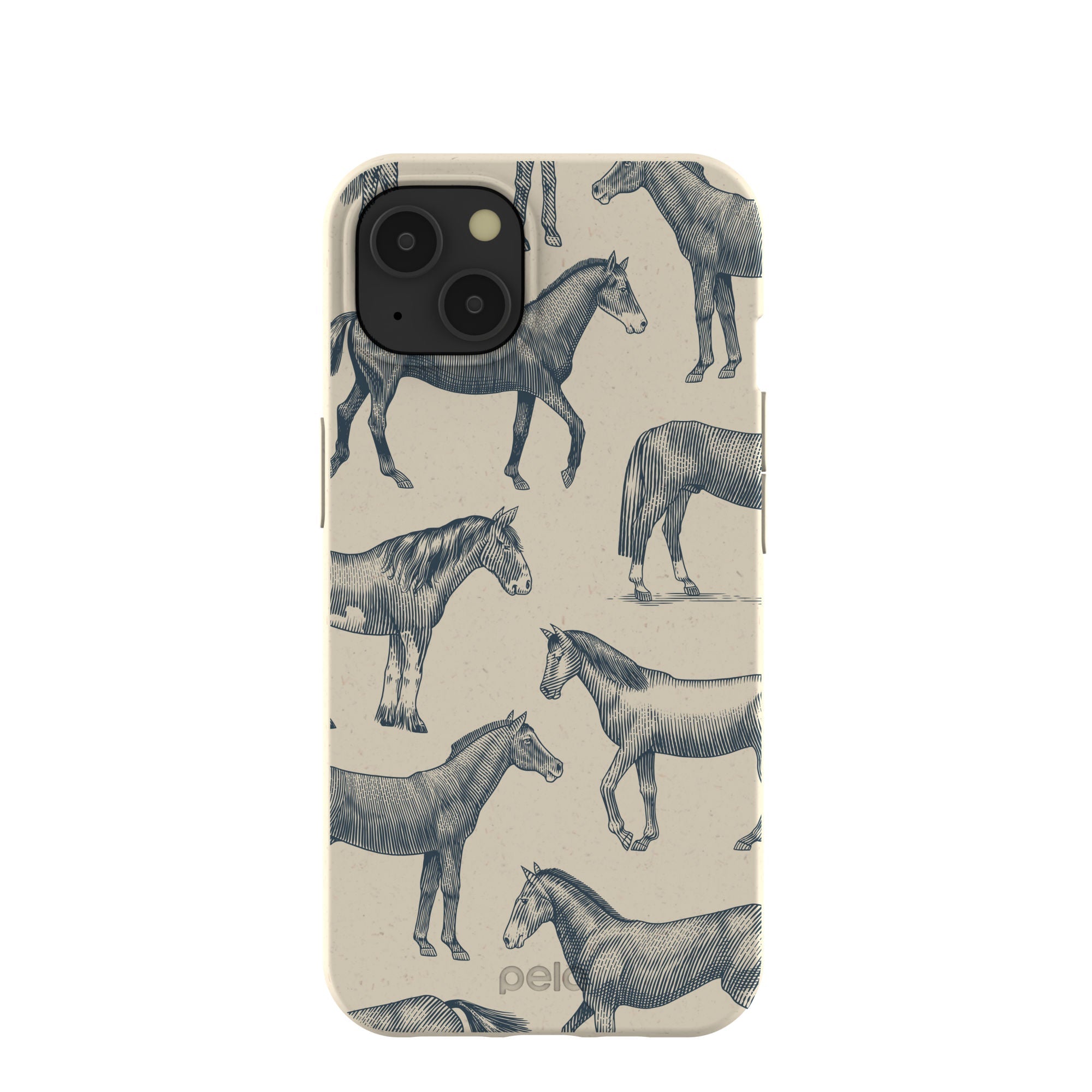 London Fog Vintage Gallop iPhone 13 Case Refurbished - Pela Case refurbished available on Cerqular