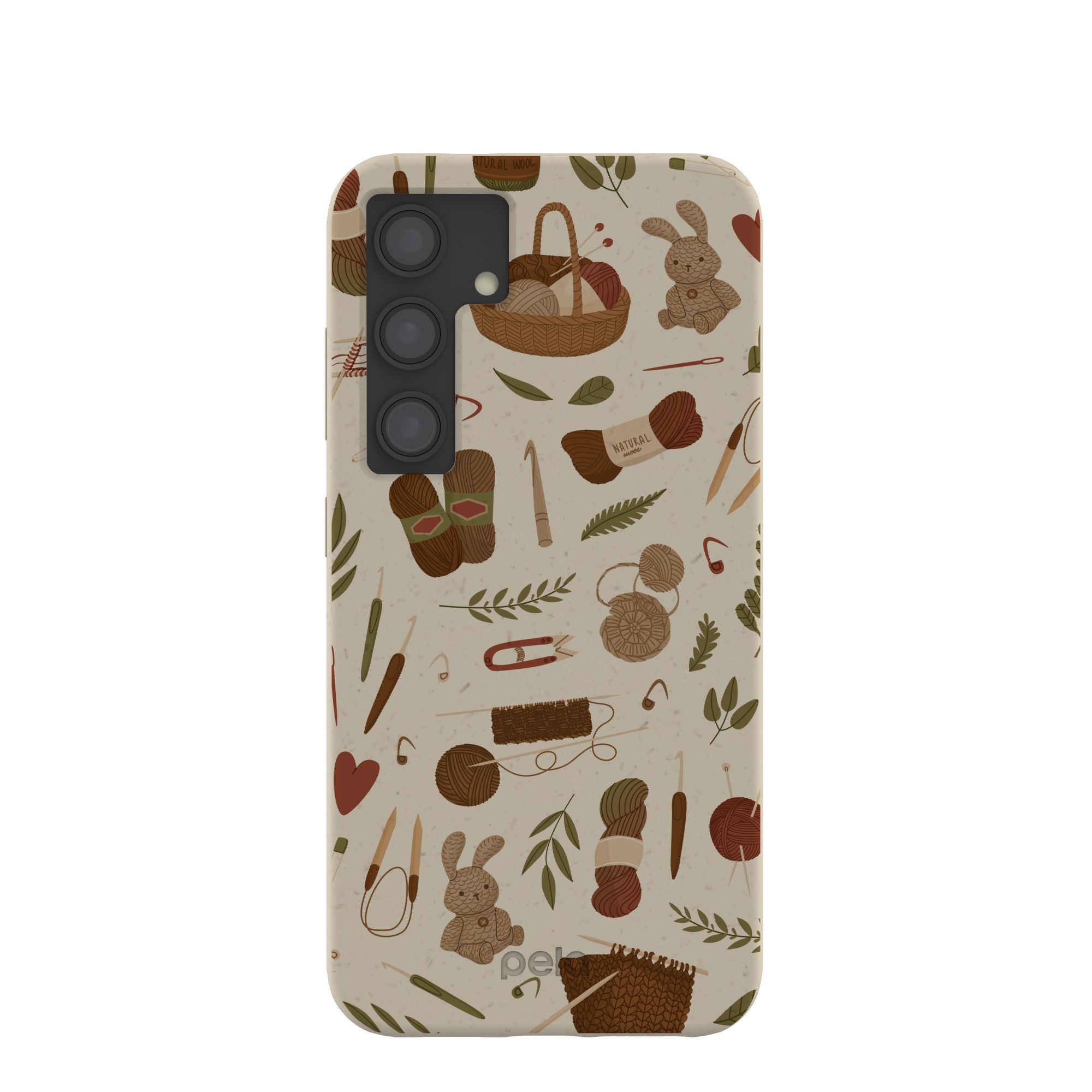 London Fog Cozy Knit Samsung Galaxy S24 Case Refurbished - Pela Case refurbished available on Cerqular