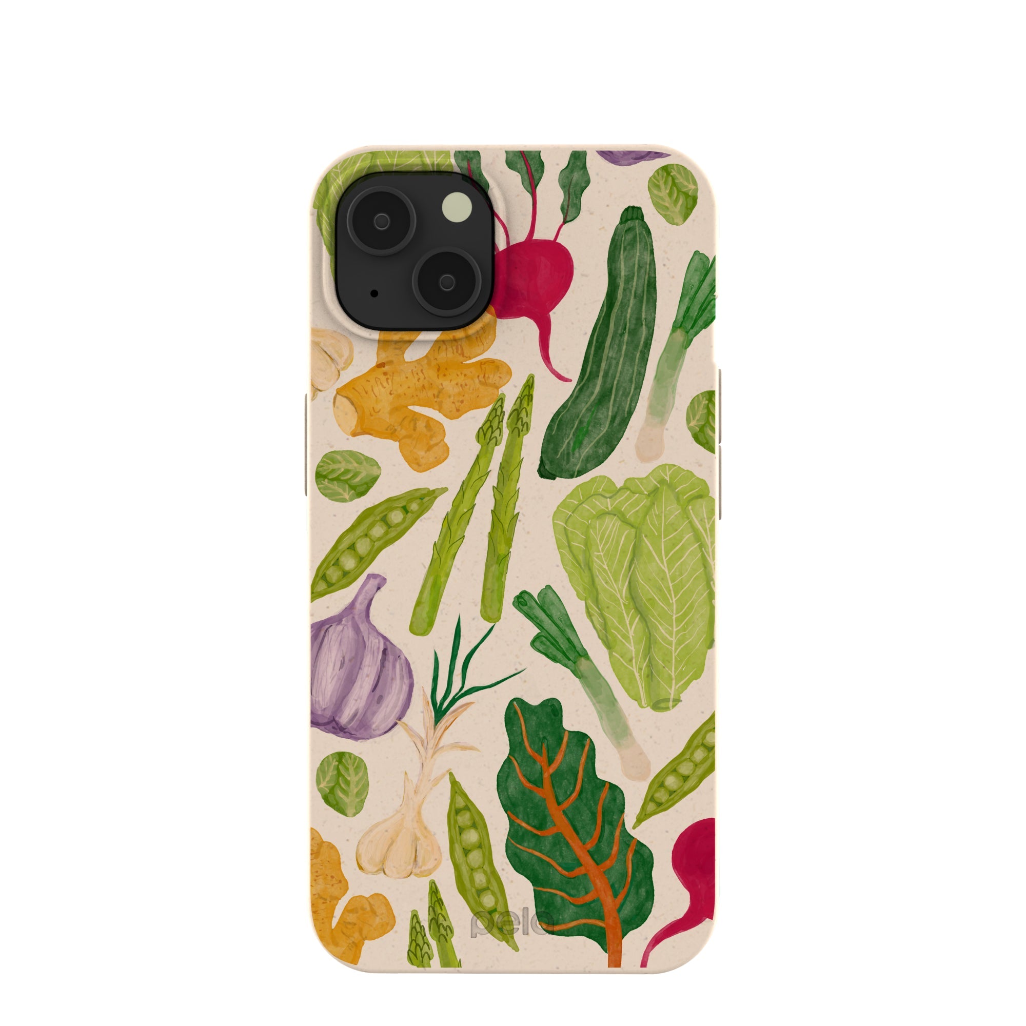 Seashell Veggie Patch iPhone 13 Case Refurbished - Pela Case refurbished available on Cerqular