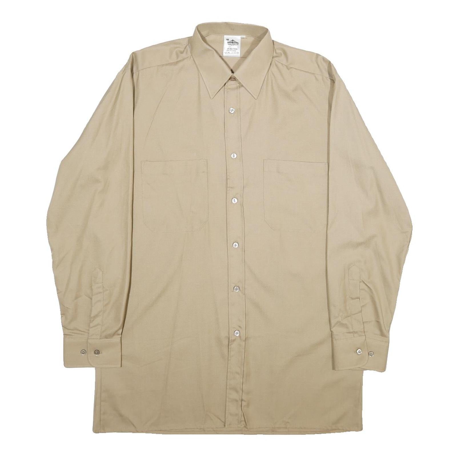 Buy J. MEDER-WATER AG Mens Beige Cotton Blend Shirt XL Classic Fit Long Sleeve Refurbished - $19.49 J. MEDER-WATER AG Mens Beige Cotton Blend Shirt XL Classic Fit Long Sleeve Refurbished - N/A refurbished available on Cerqular