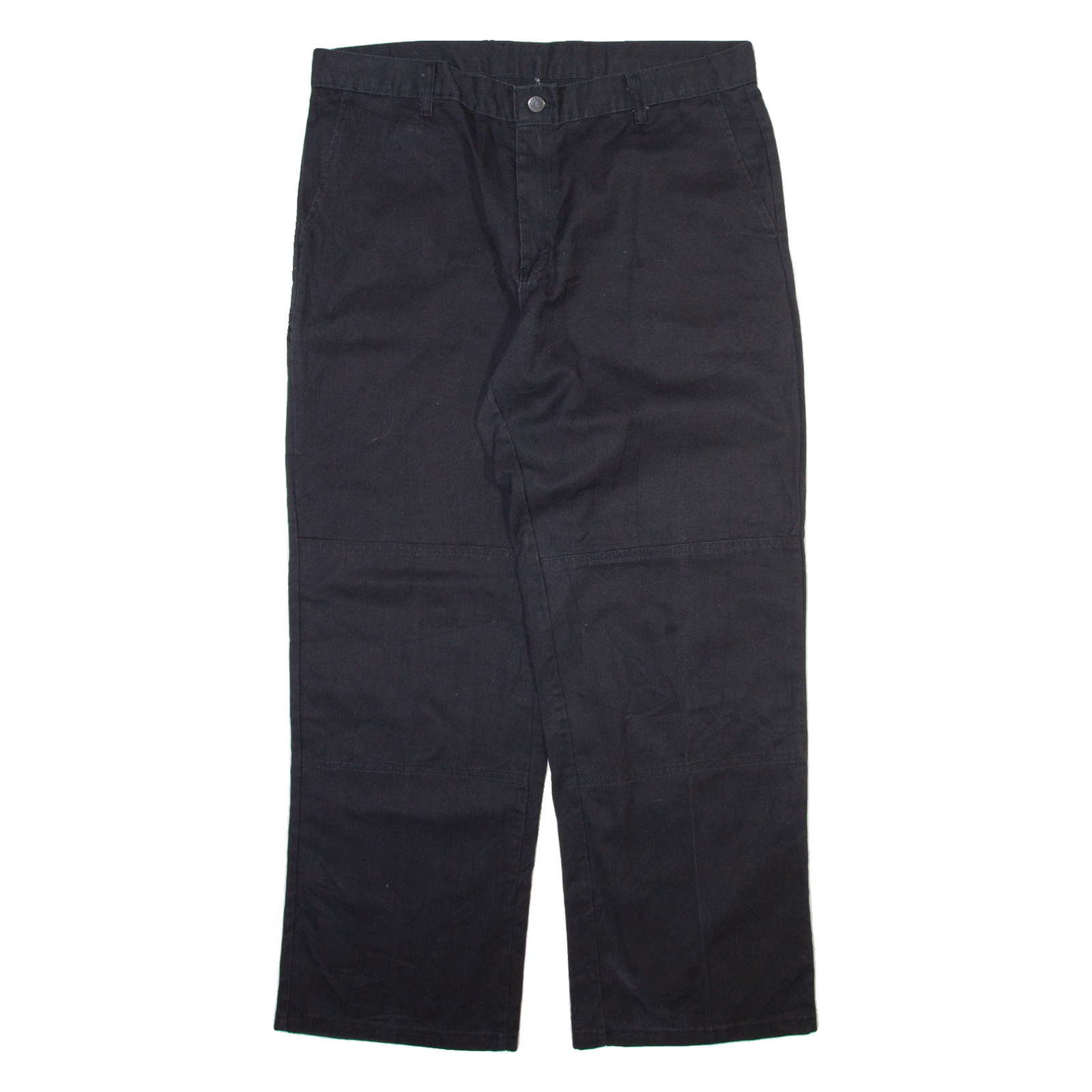 DICKIES Mens Trousers Black Regular Straight W36 L30 Refurbished - N/A refurbished available on Cerqular
