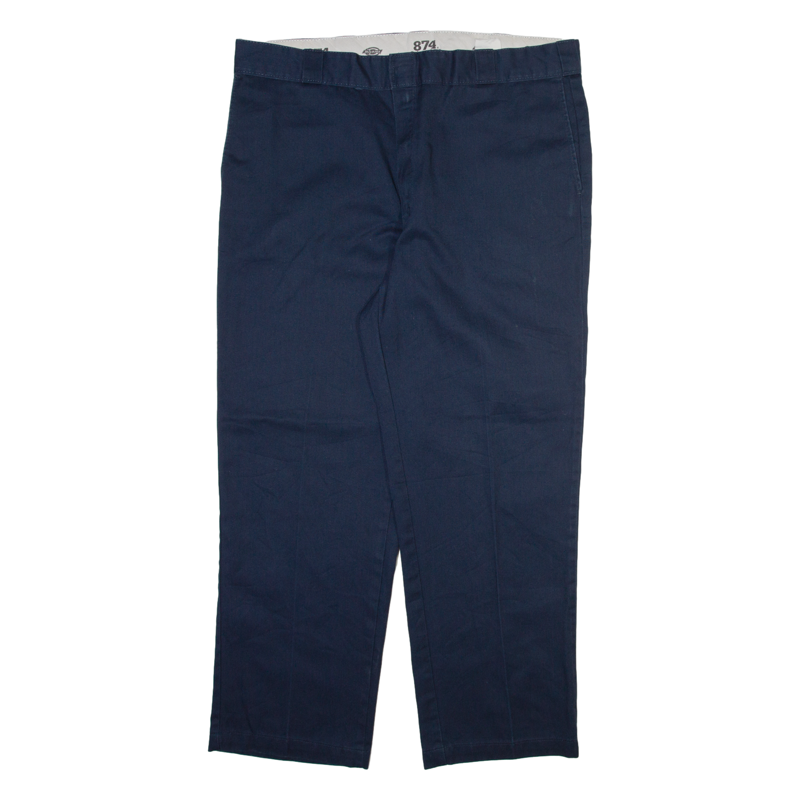 DICKIES 874 Workwear Mens Trousers Blue Regular Straight W38 L29 Refurbished - N/A refurbished available on Cerqular