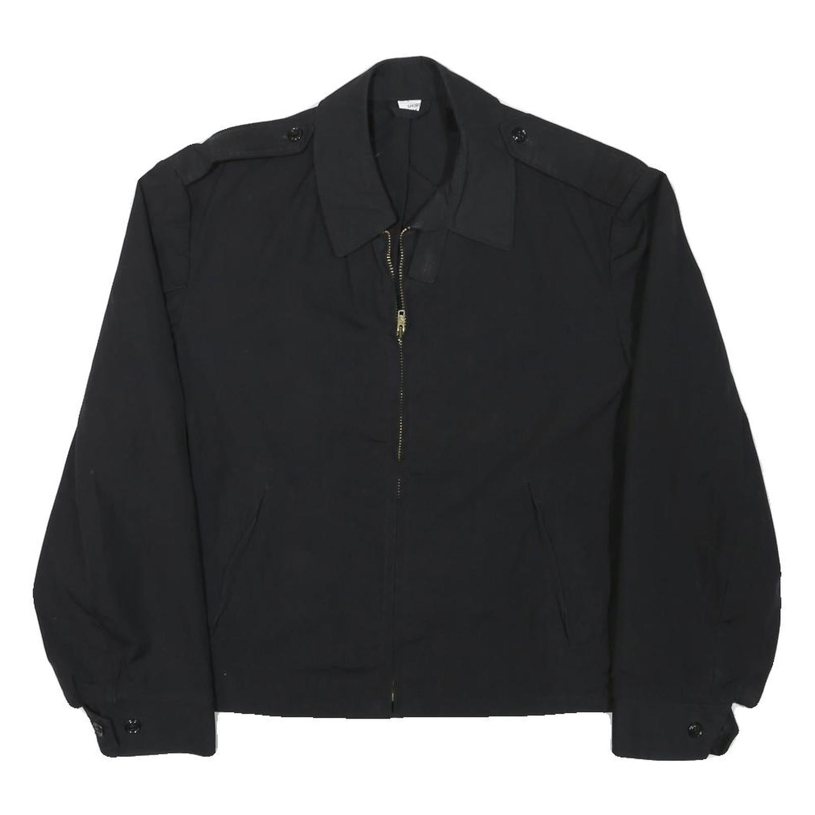 Buy Mens Black Cotton Blend Classic Jacket M Lightweight Zip Closure Plain Refurbished - $37.69 Mens Black Cotton Blend Classic Jacket M Lightweight Zip Closure Plain Refurbished - N/A refurbished available on Cerqular