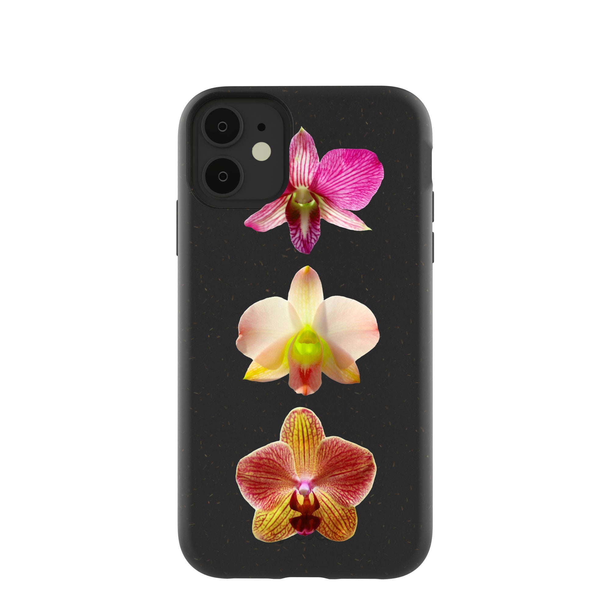 Black Orchids iPhone 11 Case Refurbished - Pela Case refurbished available on Cerqular