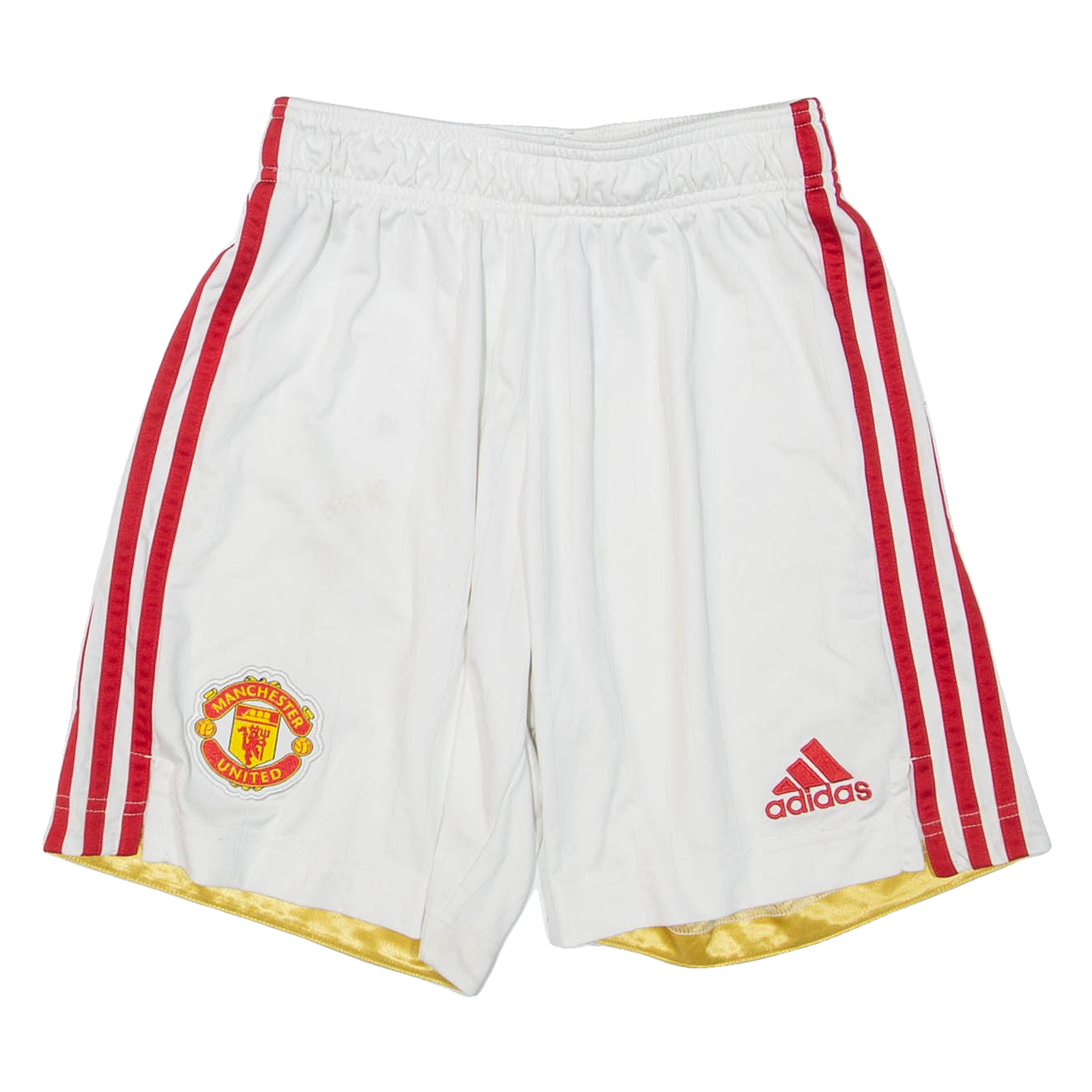 ADIDAS Manchester United FC Mens Sports Shorts White XS W22 Refurbished - N/A refurbished available on Cerqular