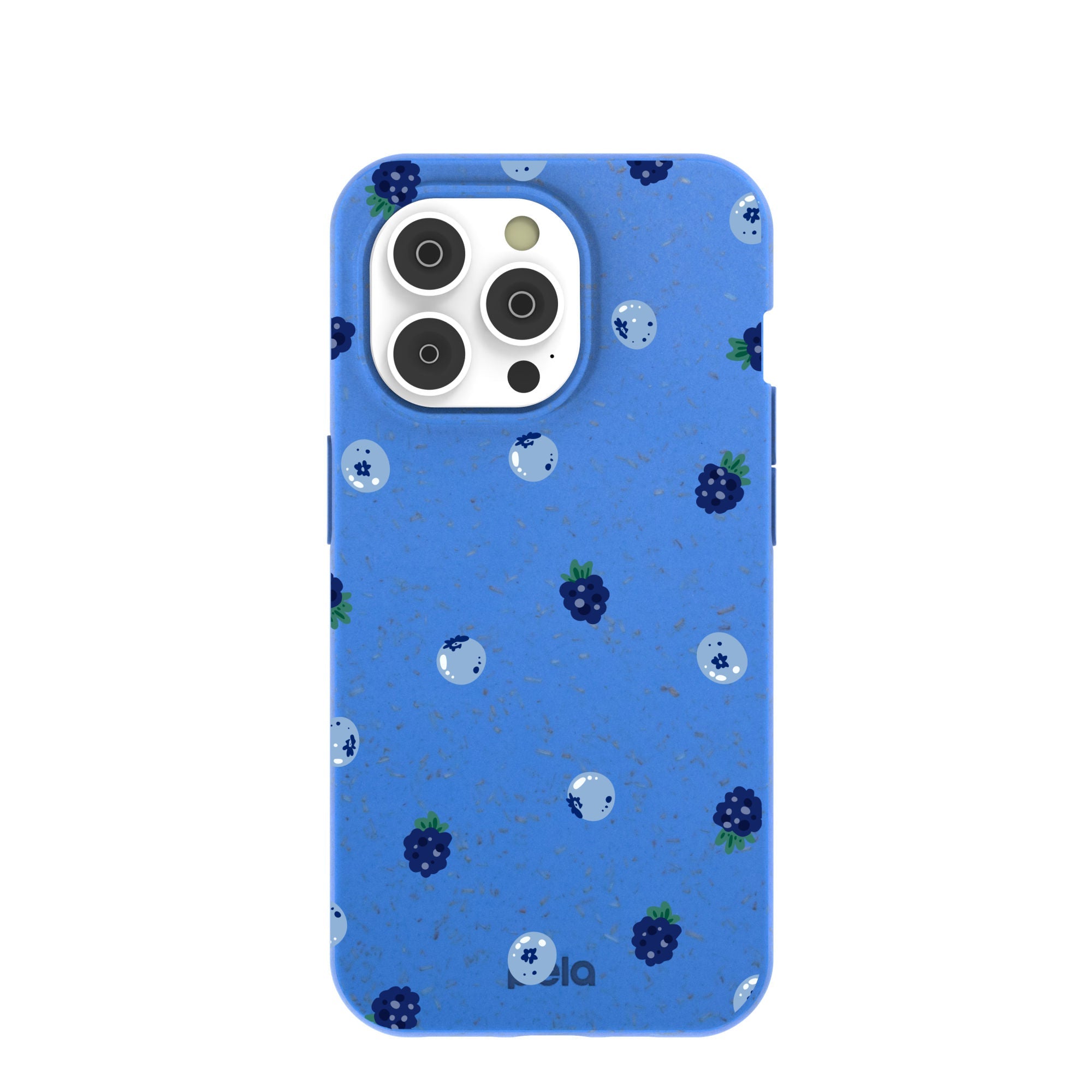Electric Blue Black and Blue iPhone 14 Pro Case Refurbished - Pela Case refurbished available on Cerqular