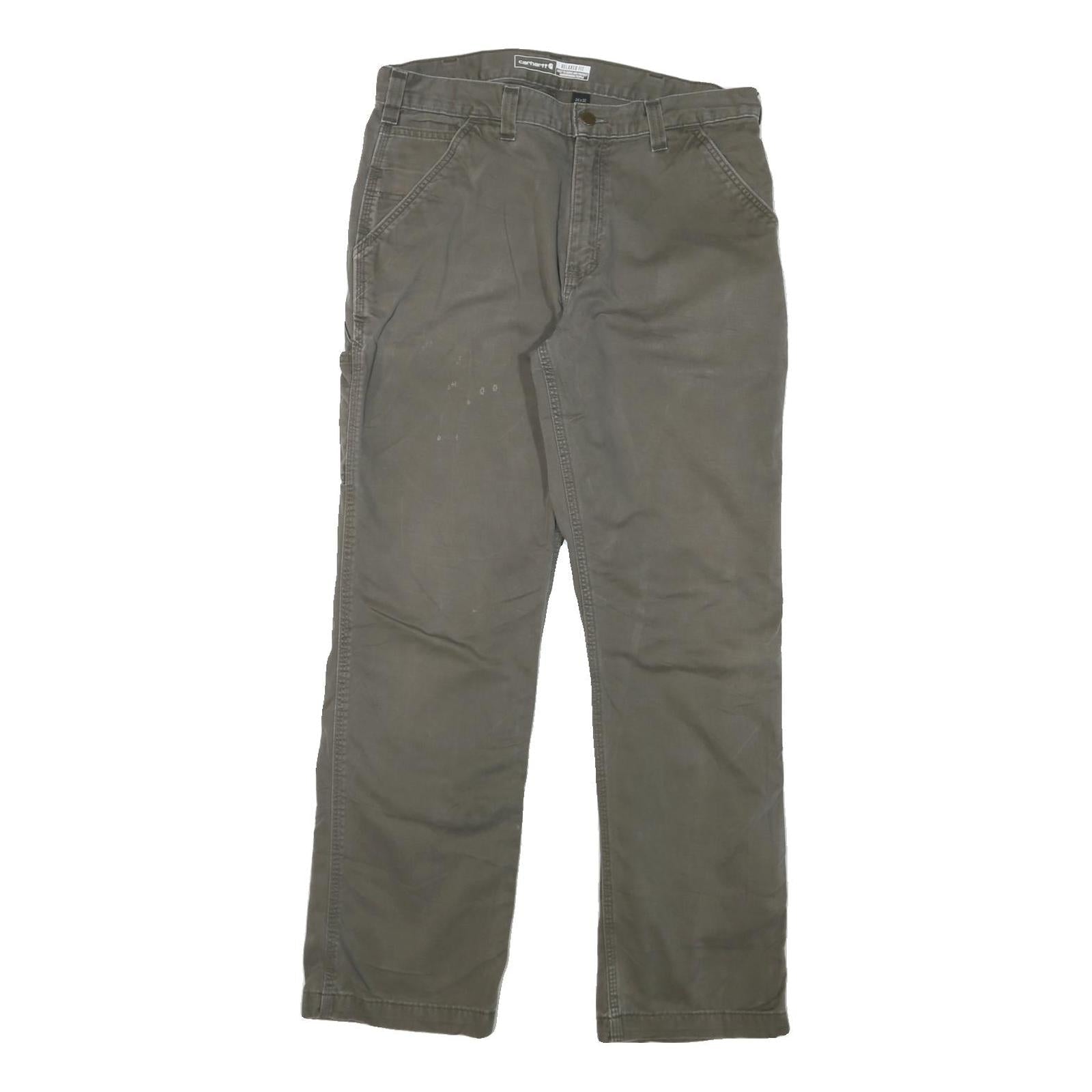 Buy CARHARTT Mens Cotton Blend Grey Relaxed Straight Trousers W34 L32 Workwear Refurbished - $49.39 CARHARTT Mens Cotton Blend Grey Relaxed Straight Trousers W34 L32 Workwear Refurbished - N/A refurbished available on Cerqular