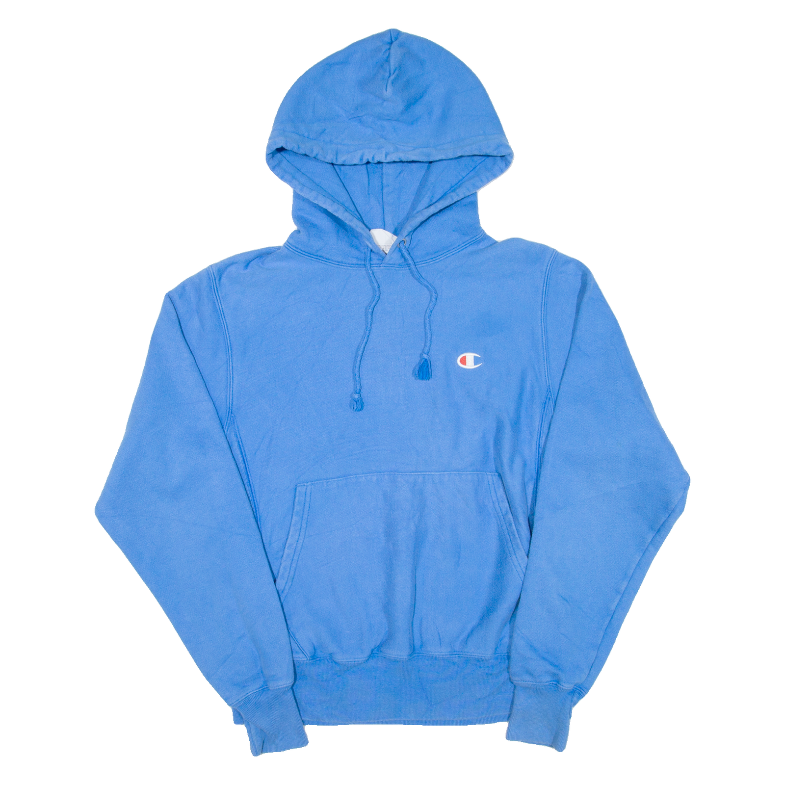 CHAMPION REVERSE WEAVE Mens Blue Hoodie S Refurbished - N/A refurbished available on Cerqular