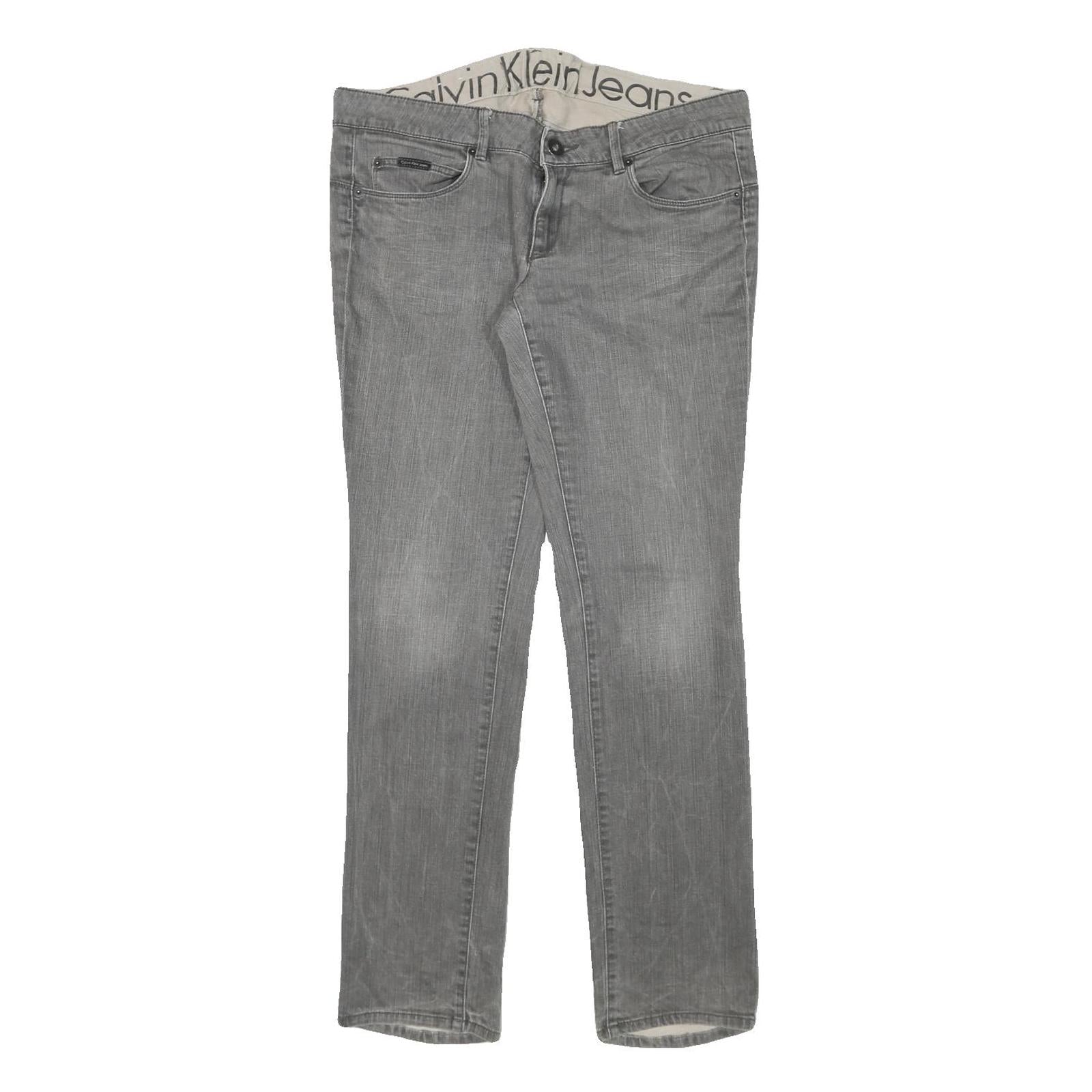 Buy CALVIN KLEIN JEANS Womens Slim Grey Denim W34 L31 Zip Pockets Casual Refurbished - $33.79 CALVIN KLEIN JEANS Womens Slim Grey Denim W34 L31 Zip Pockets Casual Refurbished - N/A refurbished available on Cerqular