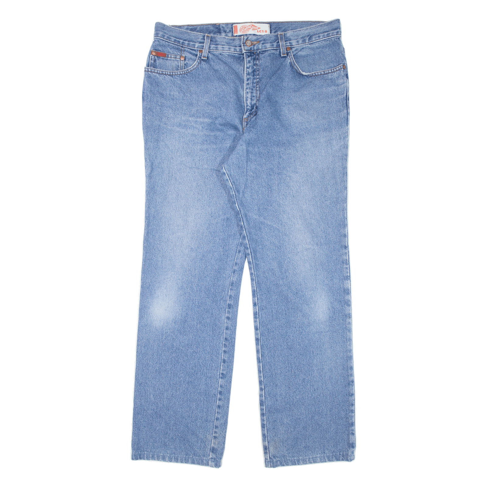 LEE COOPER Womens Jeans Blue Regular Straight W35 L30 Refurbished - N/A refurbished available on Cerqular