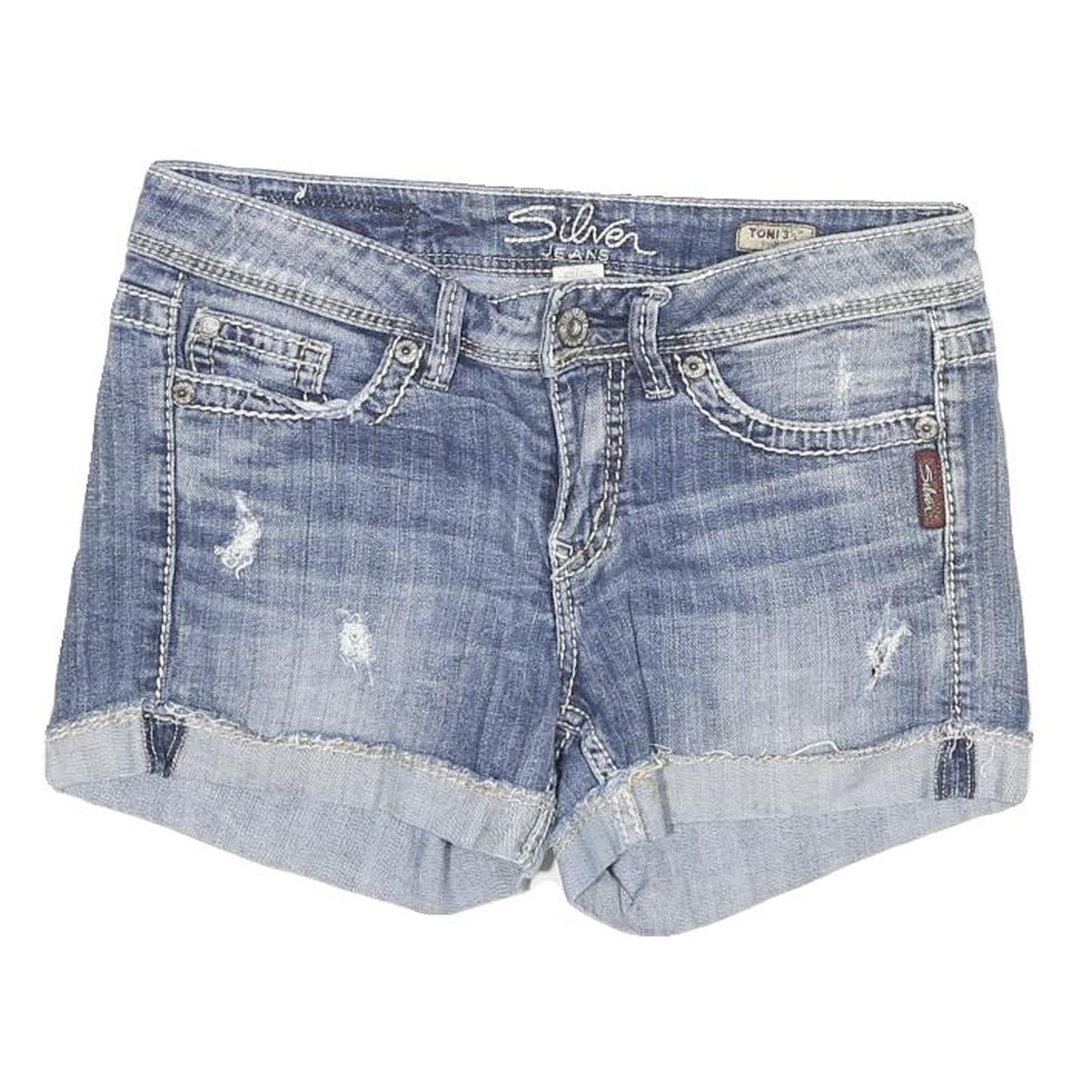 Buy SILVER Womens Denim Blue Casual Shorts M W30 Distressed 5-Pocket Refurbished - $18.19 SILVER Womens Denim Blue Casual Shorts M W30 Distressed 5-Pocket Refurbished - N/A refurbished available on Cerqular