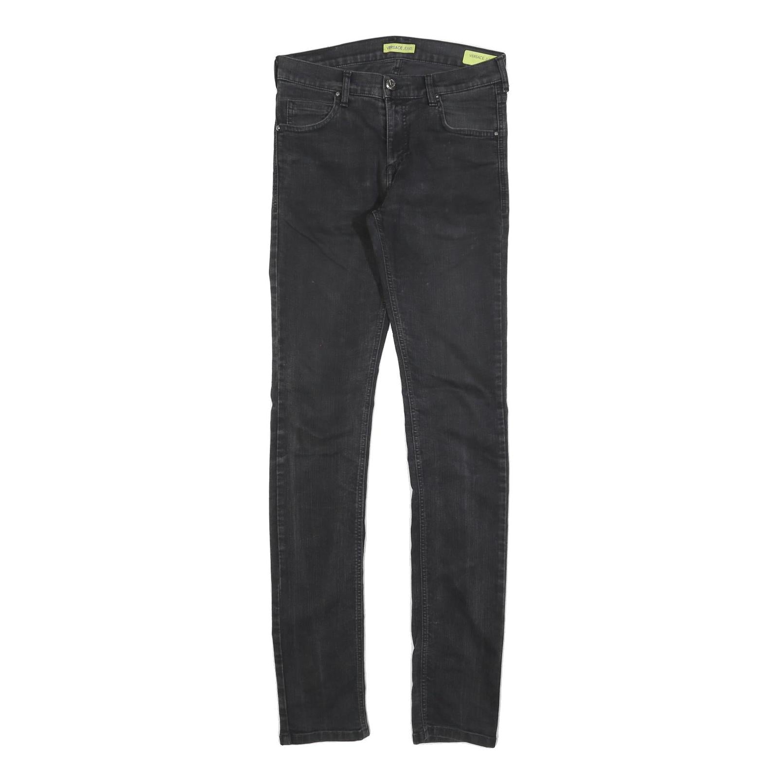 Buy VERSACE Womens Jeans Black Slim Skinny Denim Medium W28 L34 Designer Zip Refurbished - $66.29 VERSACE Womens Jeans Black Slim Skinny Denim Medium W28 L34 Designer Zip Refurbished - N/A refurbished available on Cerqular