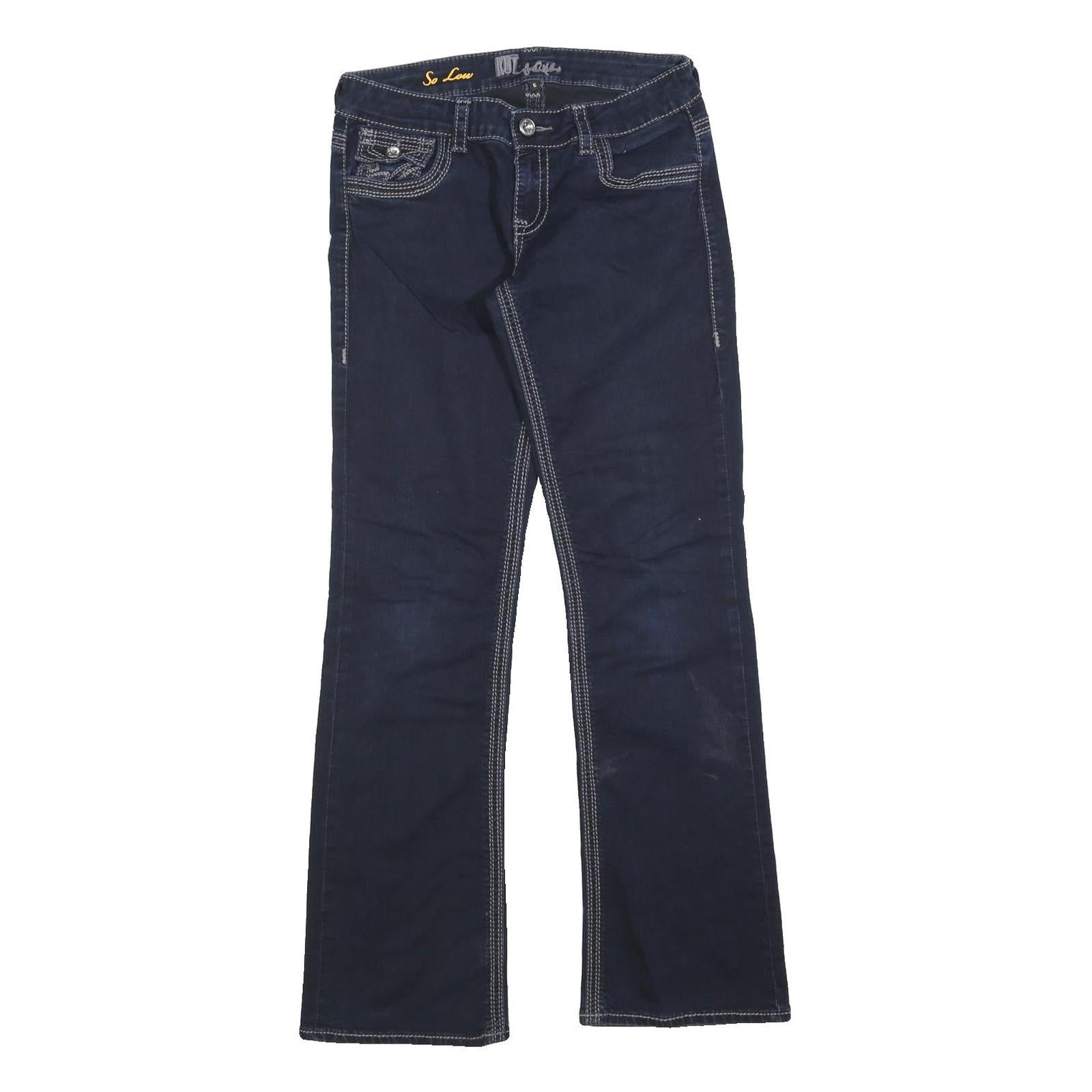 KUT Womens Jeans Blue Regular Straight Denim W30 L32 So Low Stitching Refurbished - N/A refurbished available on Cerqular