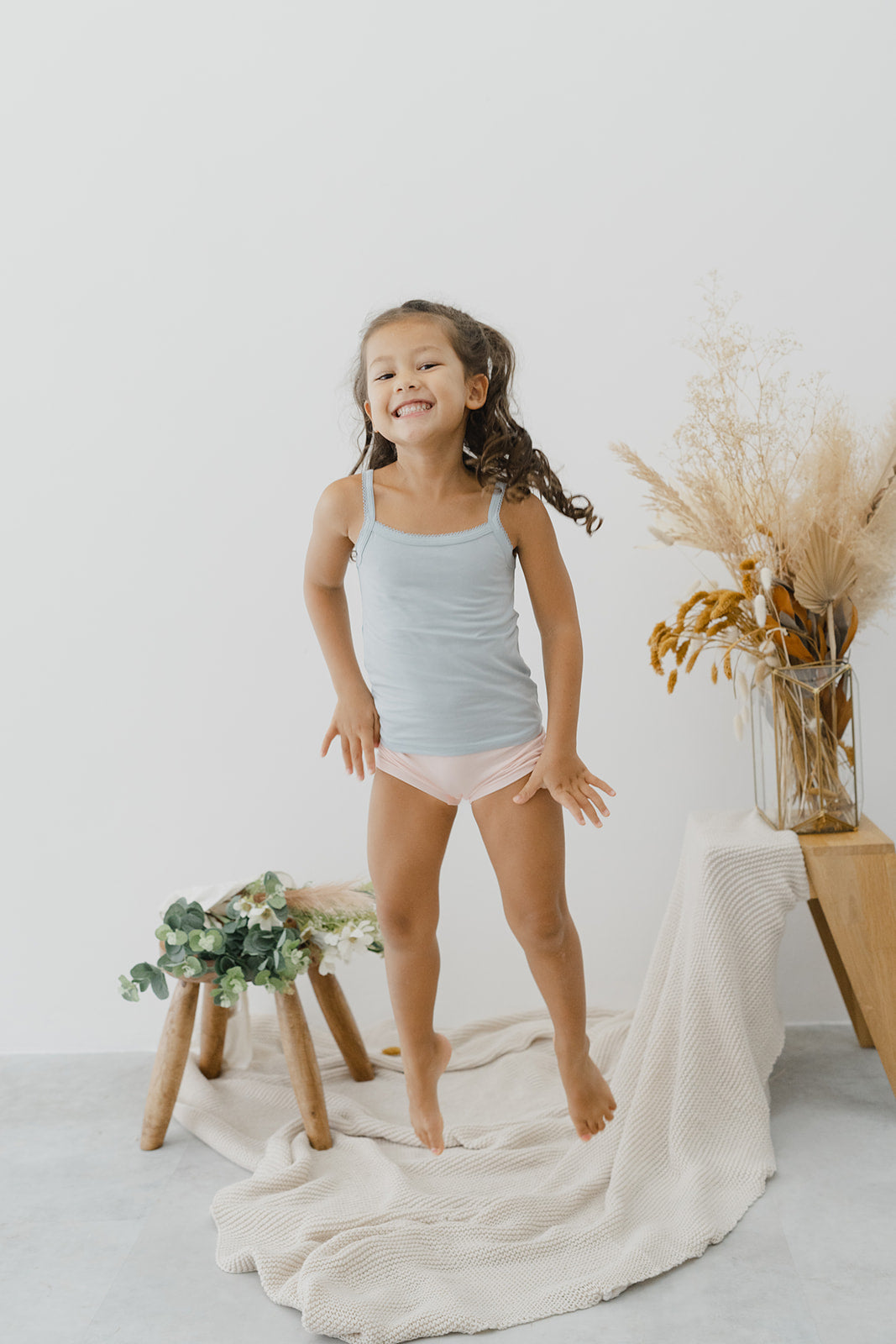 Camisoles set of 2 - Blue | Size: 8-9 Refurbished - N/A (Note: This brand may not be well-known globally refurbished available on Cerqular
