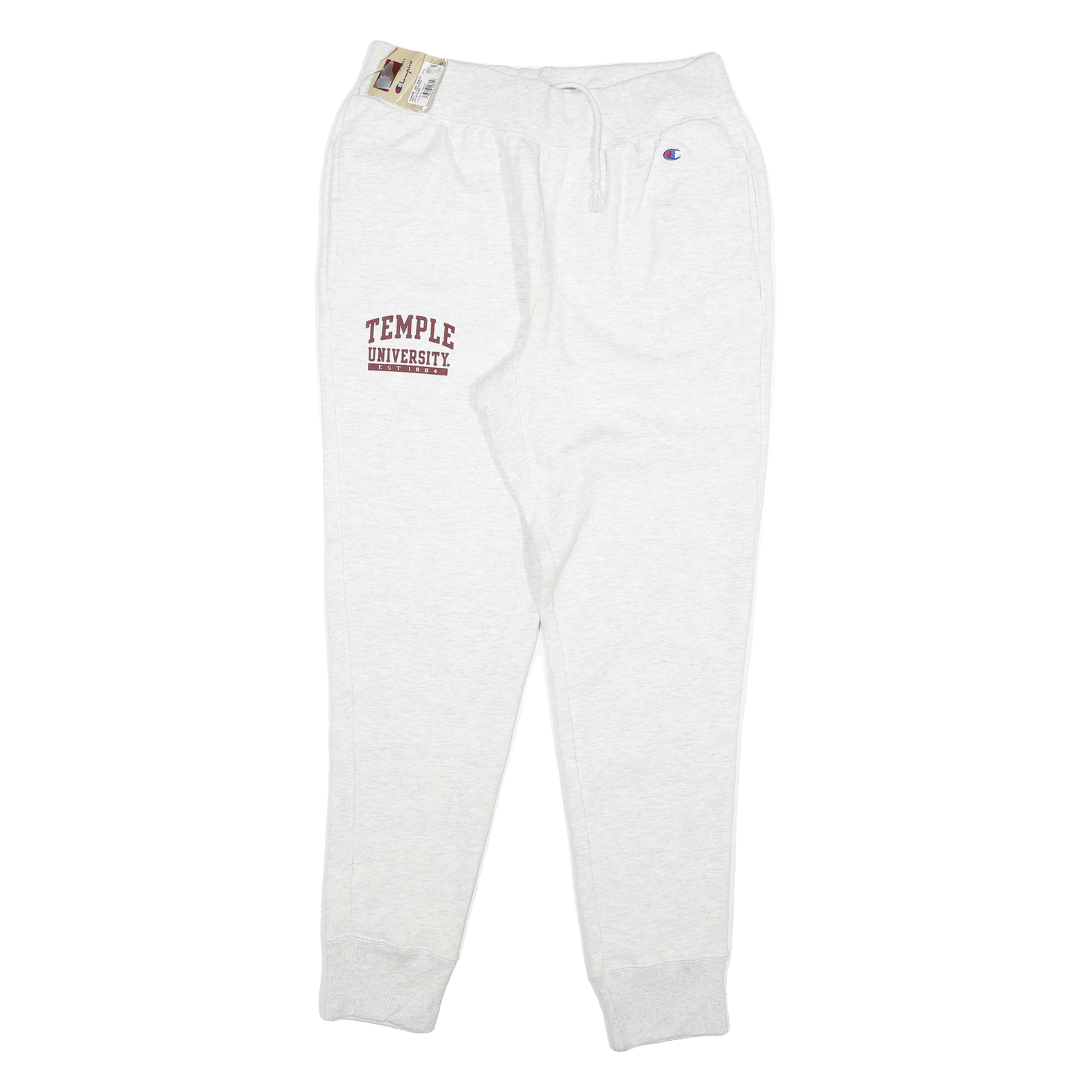 Buy CHAMPION Mens Joggers White Temple University L W32 L31 Cotton Blend Drawstring Refurbished - $36.39 CHAMPION Mens Joggers White Temple University L W32 L31 Cotton Blend Drawstring Refurbished - N/A refurbished available on Cerqular