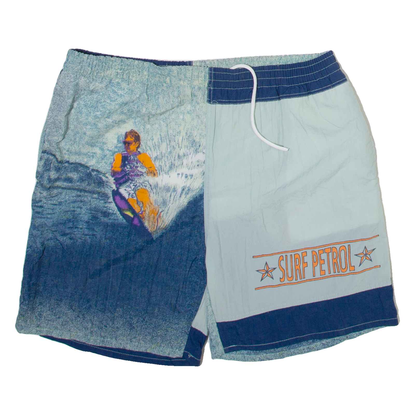 SURF PETROL Mens Swimming Shorts Blue M W32 Refurbished - N/A refurbished available on Cerqular