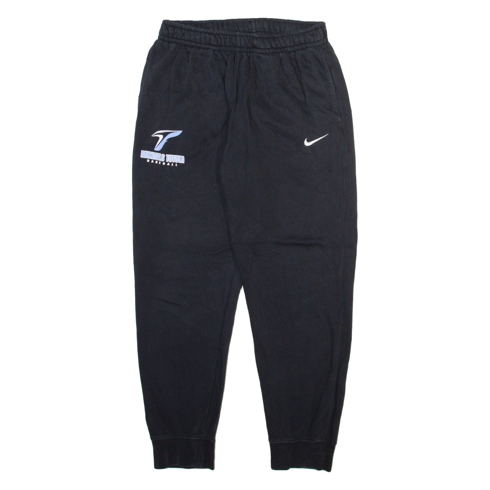 NIKE Mens Joggers Black Tapered M W28 L27 Refurbished - N/A refurbished available on Cerqular