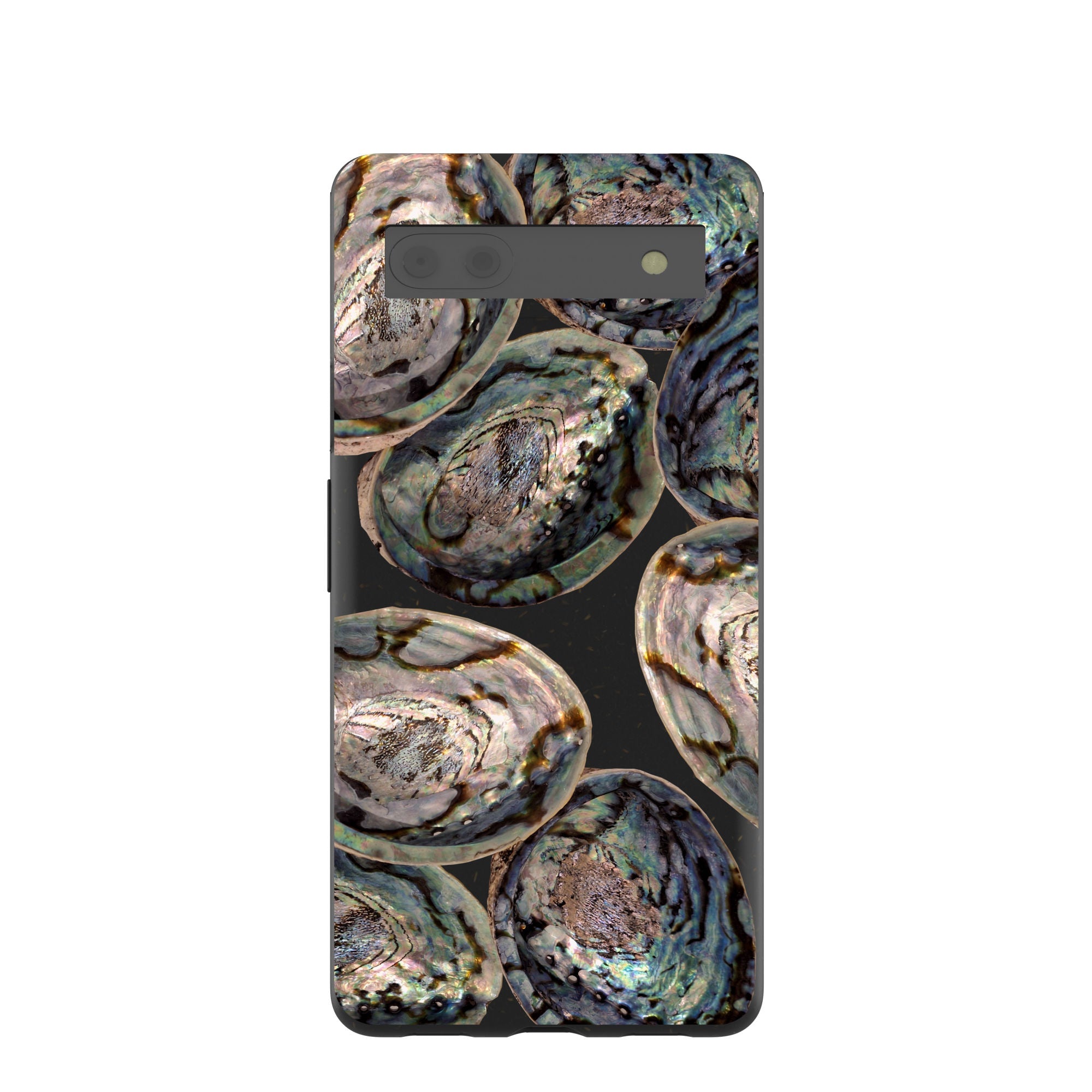 Buy Black Abalone Shells Google Pixel 6a Case Refurbished - $65.00 Black Abalone Shells Google Pixel 6a Case Refurbished - Pela Case refurbished available on Cerqular