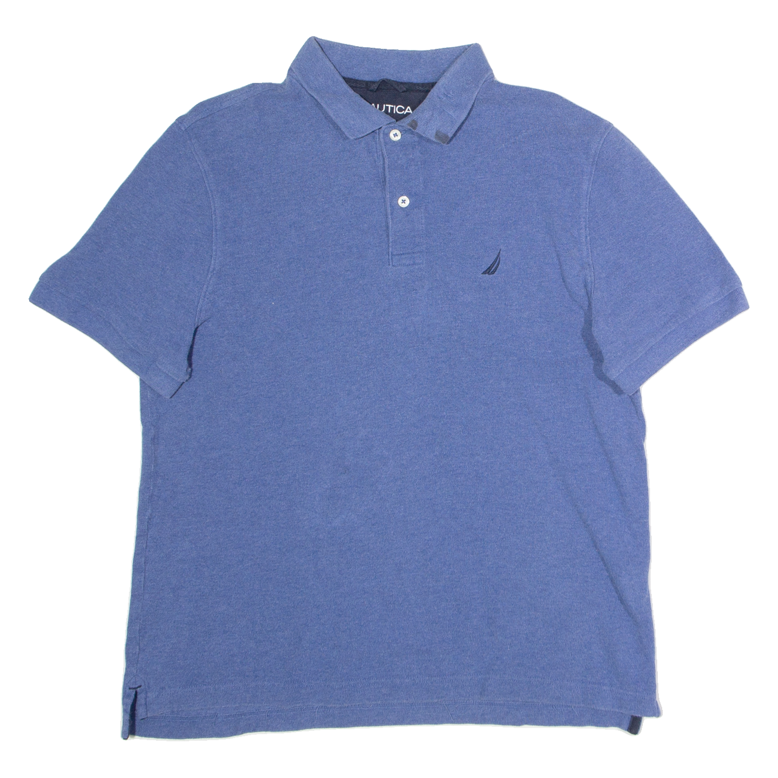 NAUTICA Mens Polo Shirt Blue M Refurbished - N/A refurbished available on Cerqular