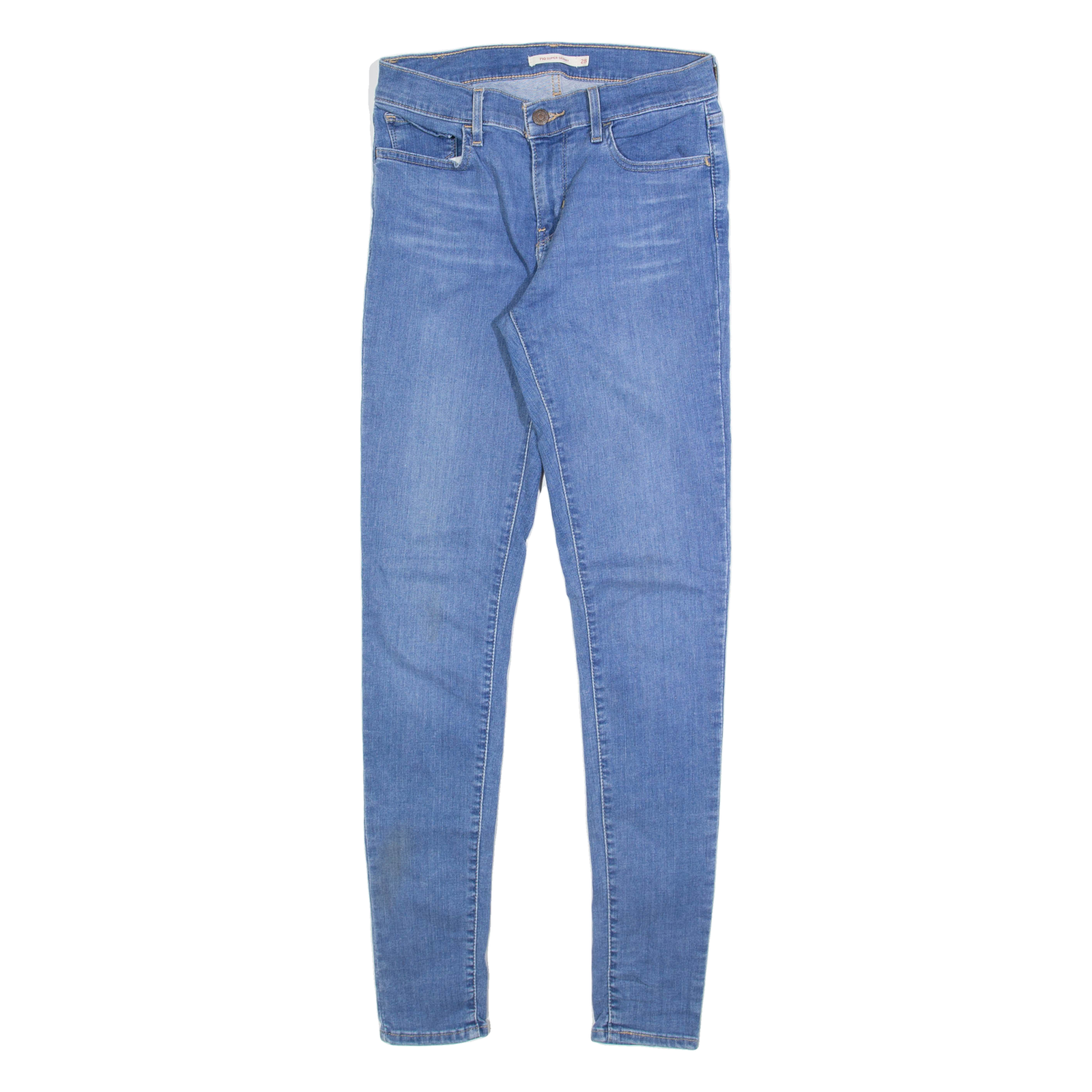 LEVI'S 710 Womens Jeans Blue Slim Skinny W28 L32 Refurbished - N/A refurbished available on Cerqular