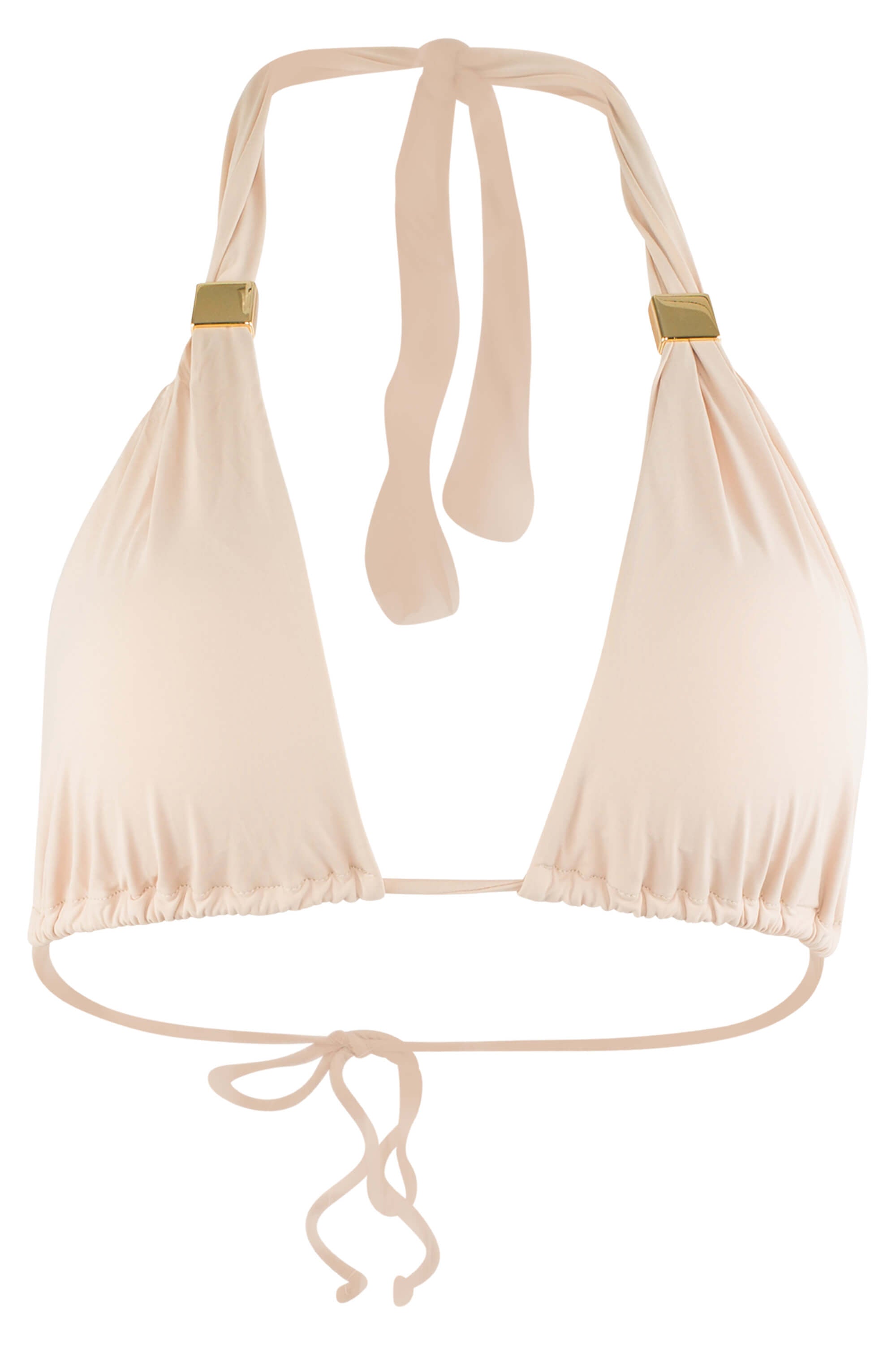 Buy Nina Halter Bikini Top with Pads - Camel | Size: Large Refurbished - $105.00 Nina Halter Bikini Top with Pads - Camel | Size: Large Refurbished - Sauipe Swim refurbished available on Cerqular