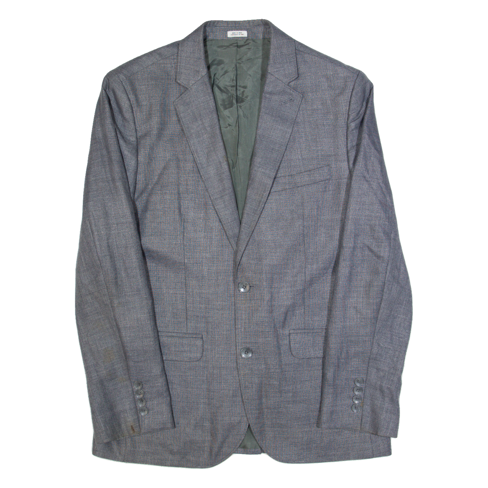 CALVIN KLEIN Mens Blazer Jacket Grey M Refurbished - N/A refurbished available on Cerqular
