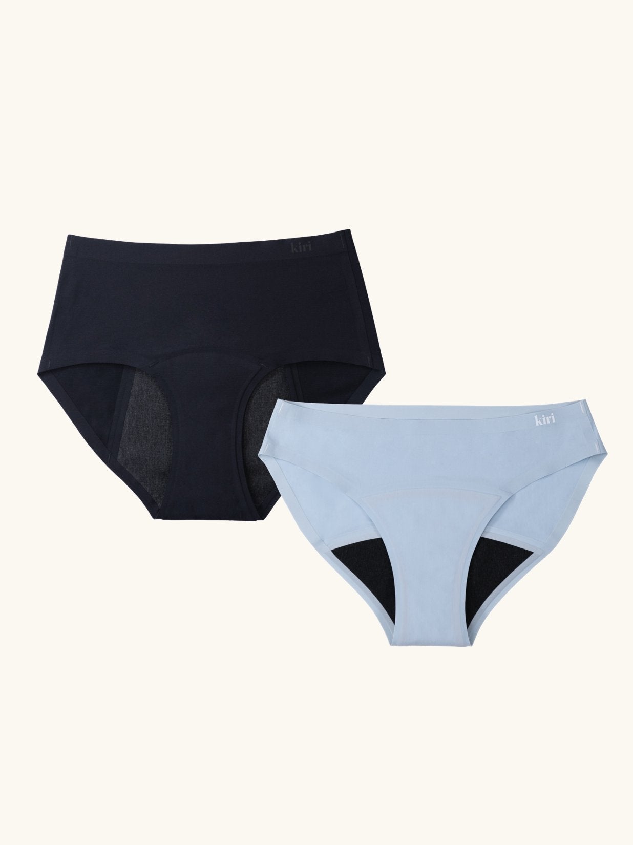 Kiri Daywear & Nightwear Panties Bundle Set | Nightwear Size: XS - 58-62cm (Waist) 80-84cm (Hips) | Daywear Size: S - 63-67cm (Waist) 85-89cm (Hips) | Daywear Color: Celeste Blue Refurbished - Kiri refurbished available on Cerqular