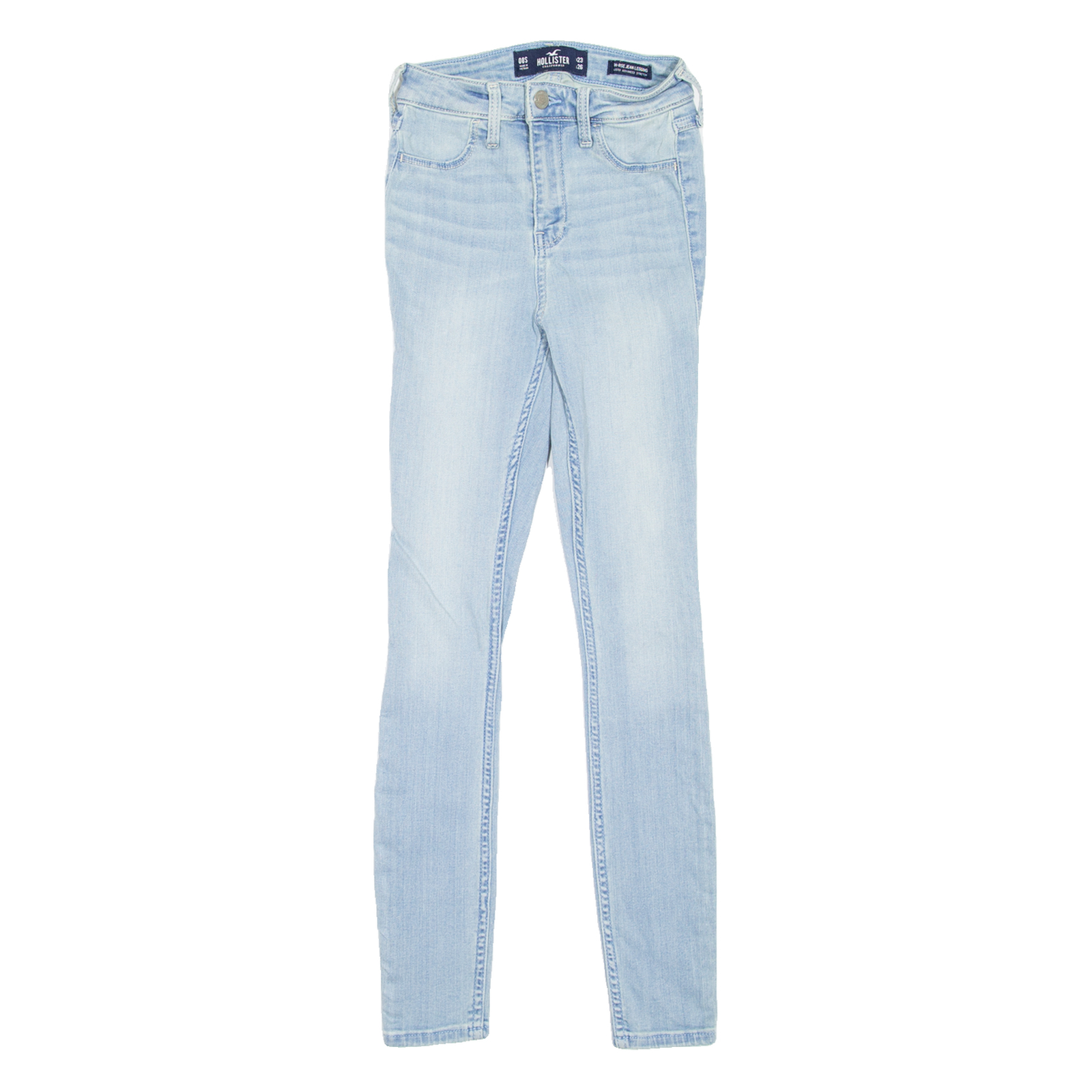 HOLLISTER High Rise Legging Womens Jeans Blue Slim Skinny Stone Wash W23 L26 Refurbished - N/A refurbished available on Cerqular