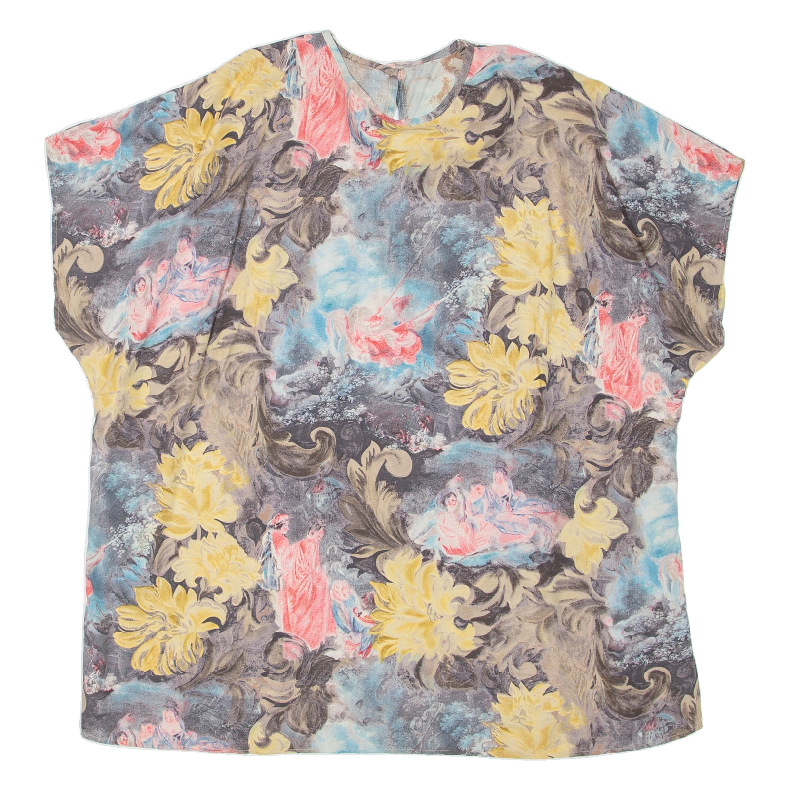 Buy Womens Printed Top Grey Floral 2XL Refurbished - $16.89 Womens Printed Top Grey Floral 2XL Refurbished - N/A refurbished available on Cerqular