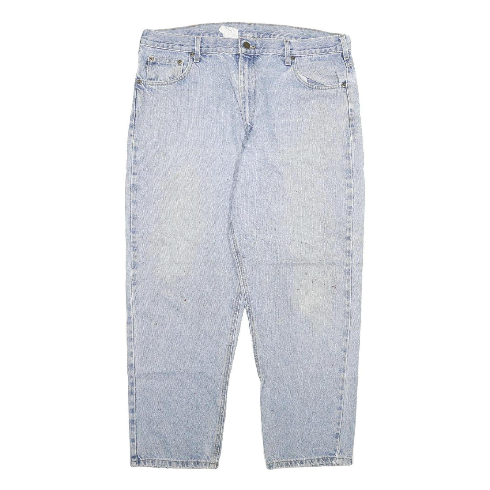 Buy CARHARTT Mens Regular Fit Light Blue Denim Jeans W40 L30 Zip Closure Refurbished - $49.39 CARHARTT Mens Regular Fit Light Blue Denim Jeans W40 L30 Zip Closure Refurbished - N/A refurbished available on Cerqular