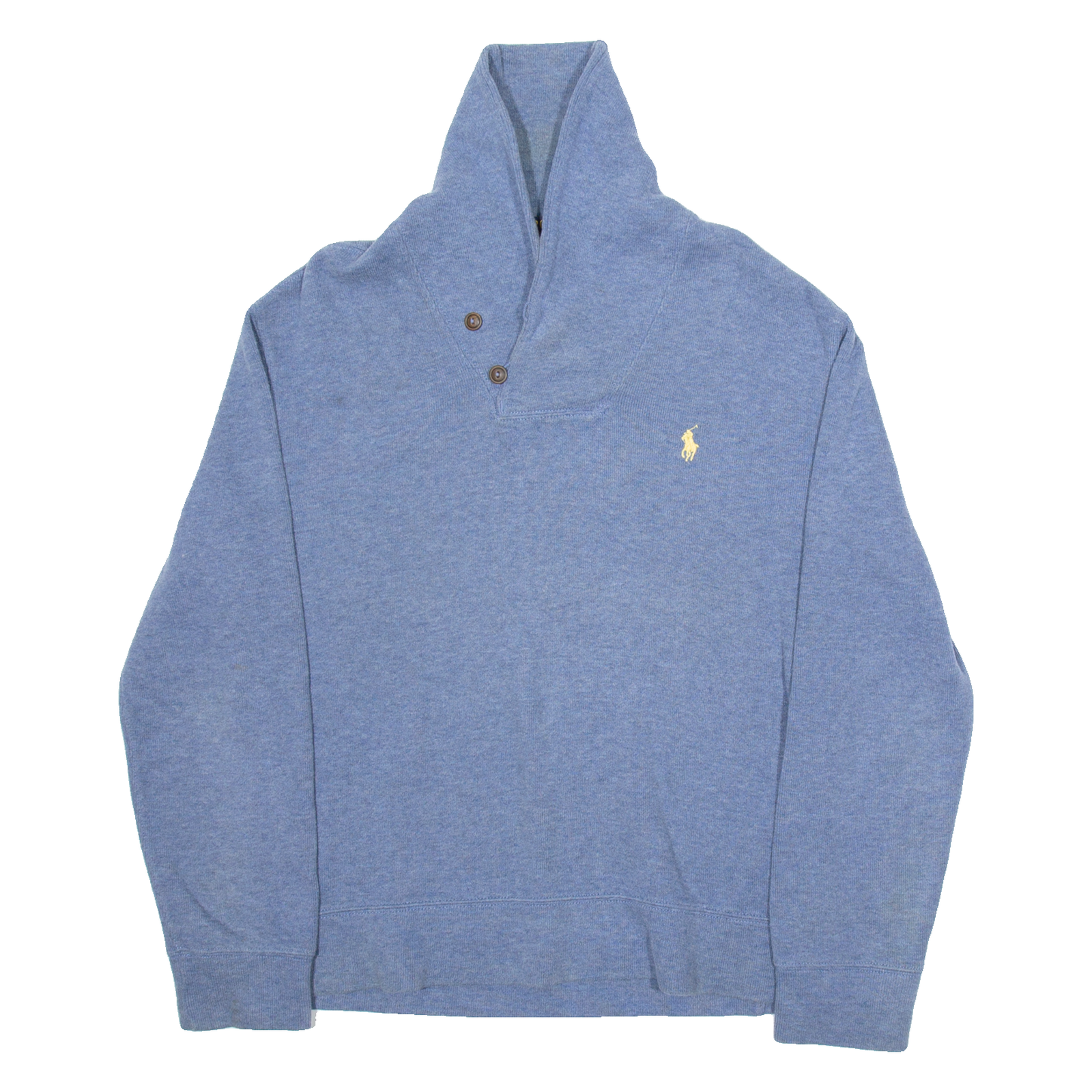 Buy POLO RALPH LAUREN Mens Sweatshirt Blue Button Neck M Refurbished - $37.69 POLO RALPH LAUREN Mens Sweatshirt Blue Button Neck M Refurbished - N/A refurbished available on Cerqular