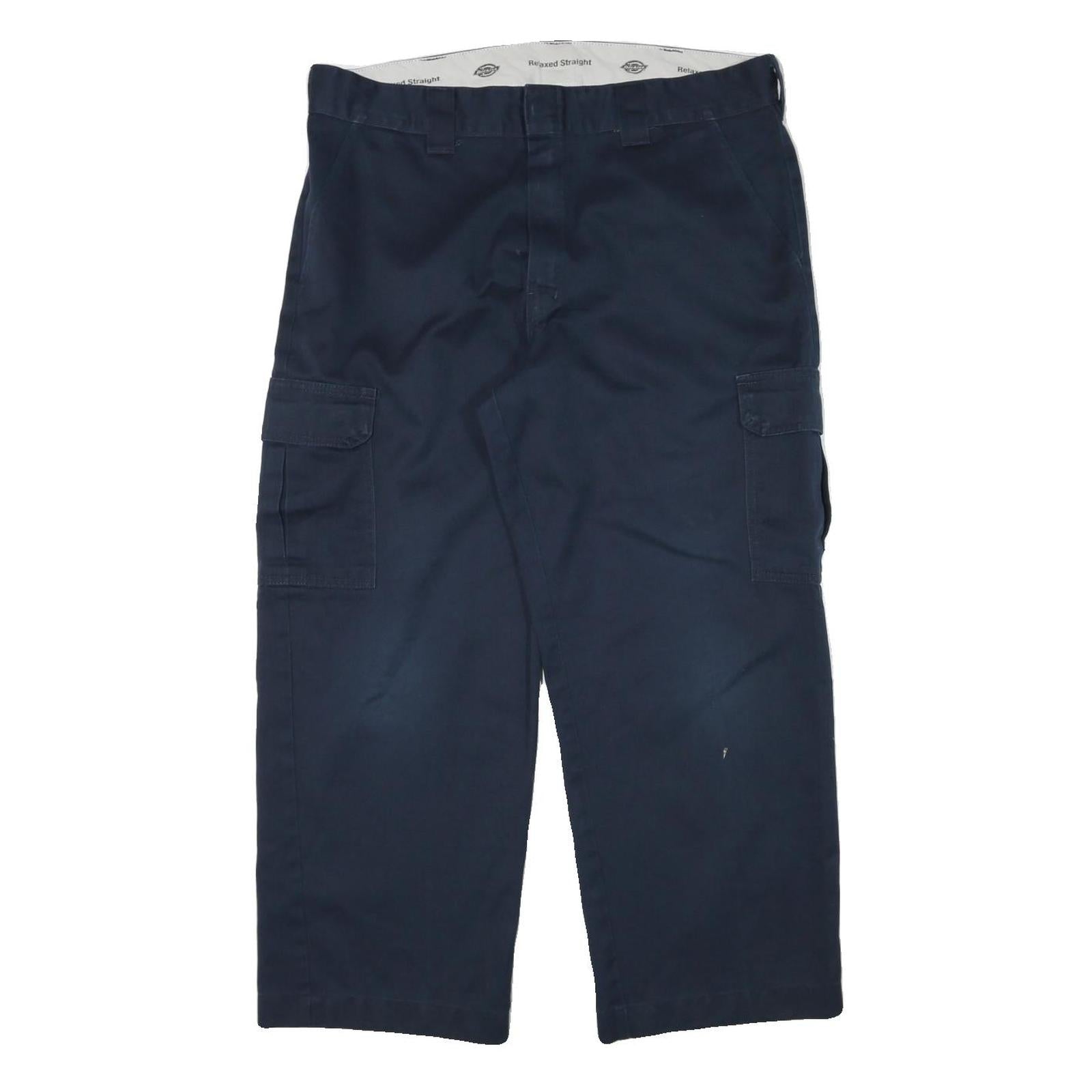 Buy DICKIES Mens Cotton Blend Navy Relaxed Straight Cargo Trousers W38 L27 Workwear Refurbished - $37.69 DICKIES Mens Cotton Blend Navy Relaxed Straight Cargo Trousers W38 L27 Workwear Refurbished - N/A refurbished available on Cerqular