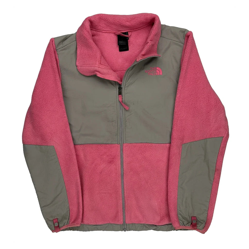 Age 14 The North Face Fleece Jacket - XL Grey Nylon Refurbished - Thrifted (note: this is a term often used to describe second- refurbished available on Cerqular