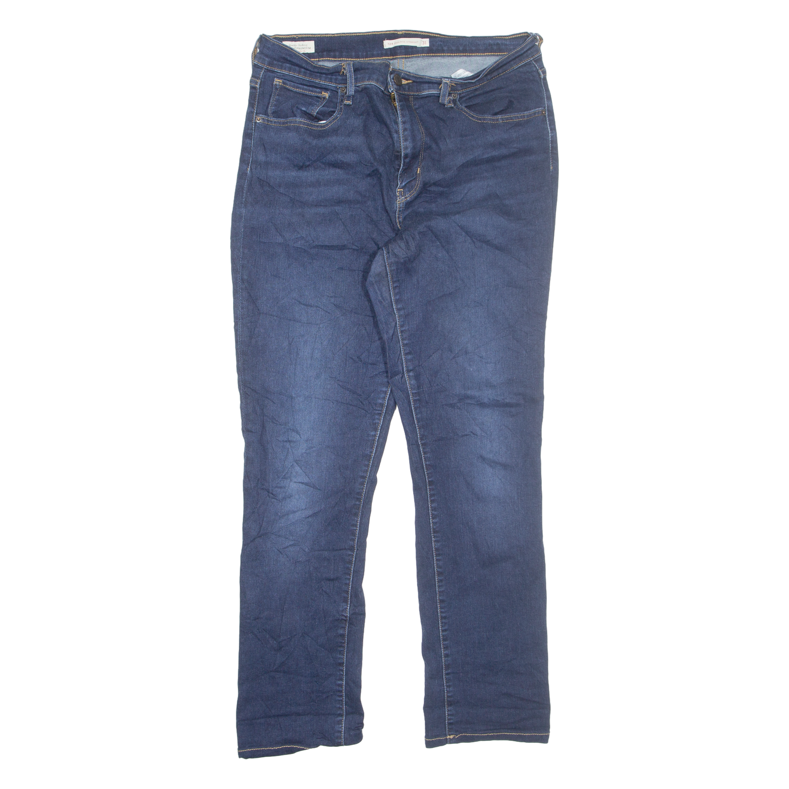 LEVI'S Big E Womens Jeans Blue Regular Straight W30 L30 Refurbished - N/A refurbished available on Cerqular