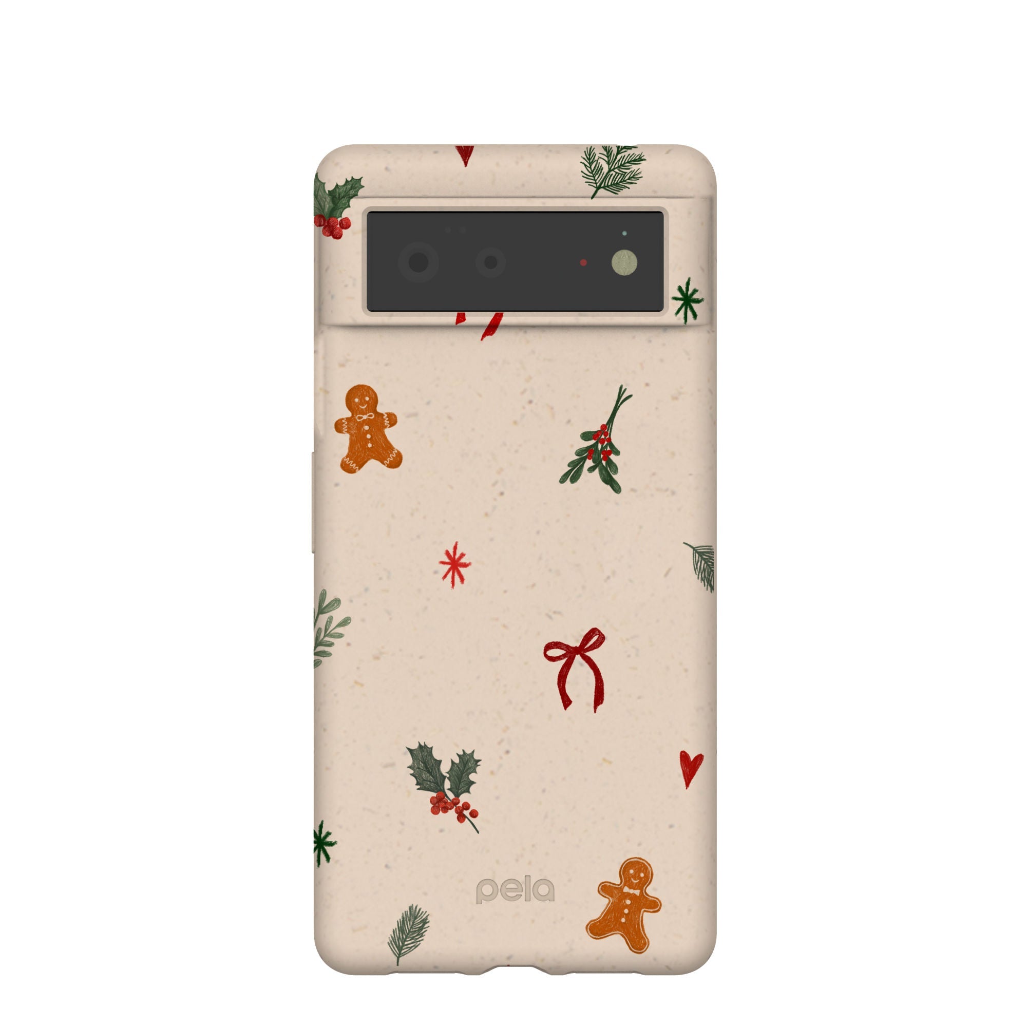 Seashell Be Merry Google Pixel 6 Case Refurbished - Pela Case refurbished available on Cerqular