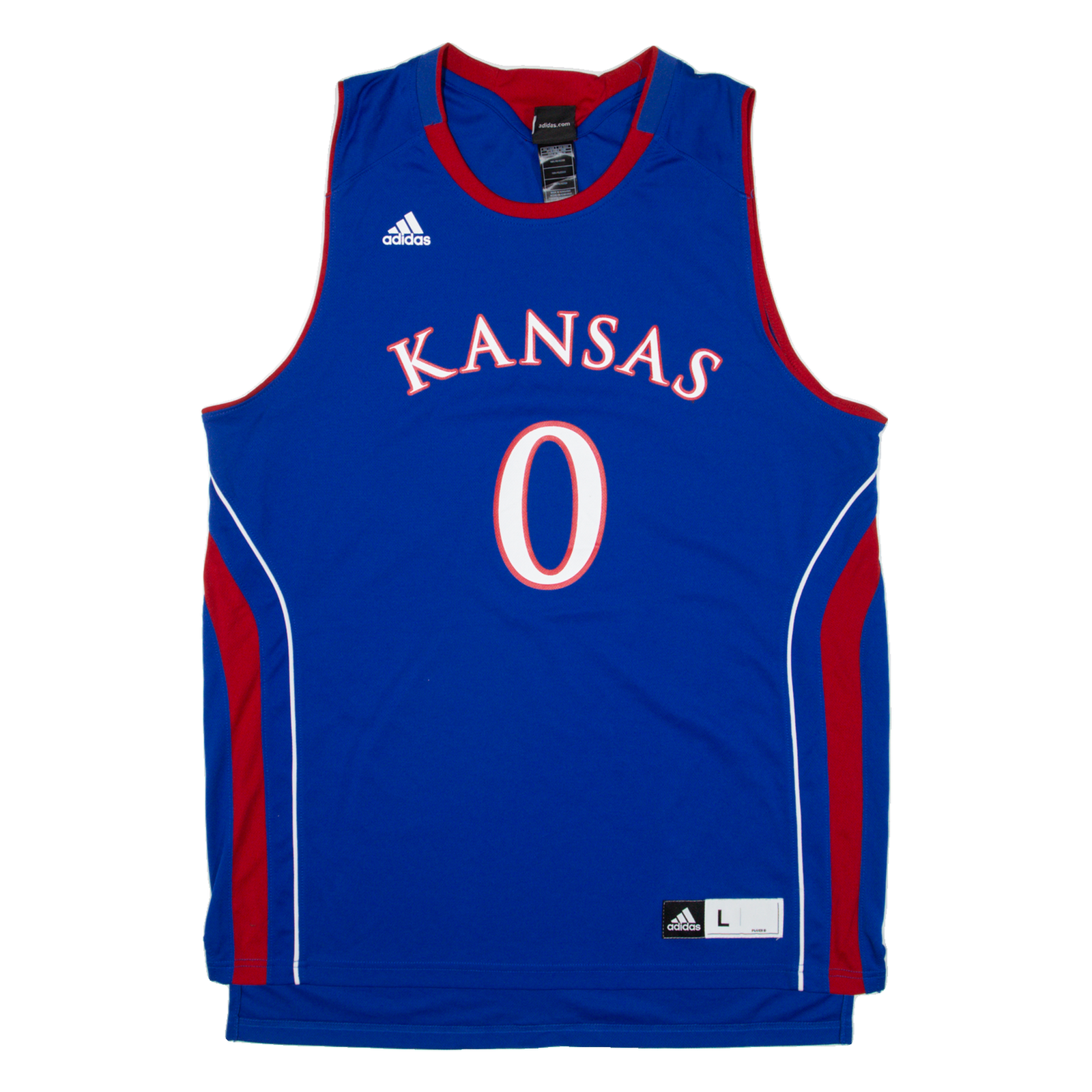 Buy ADIDAS Kansas University Mens Jersey Blue Sleeveless USA L Refurbished - $63.69 ADIDAS Kansas University Mens Jersey Blue Sleeveless USA L Refurbished - N/A refurbished available on Cerqular