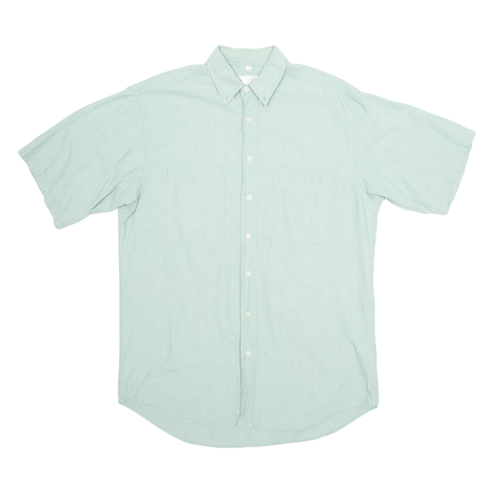 NEW TASTE Mens Plain Shirt Green M Refurbished - N/A refurbished available on Cerqular