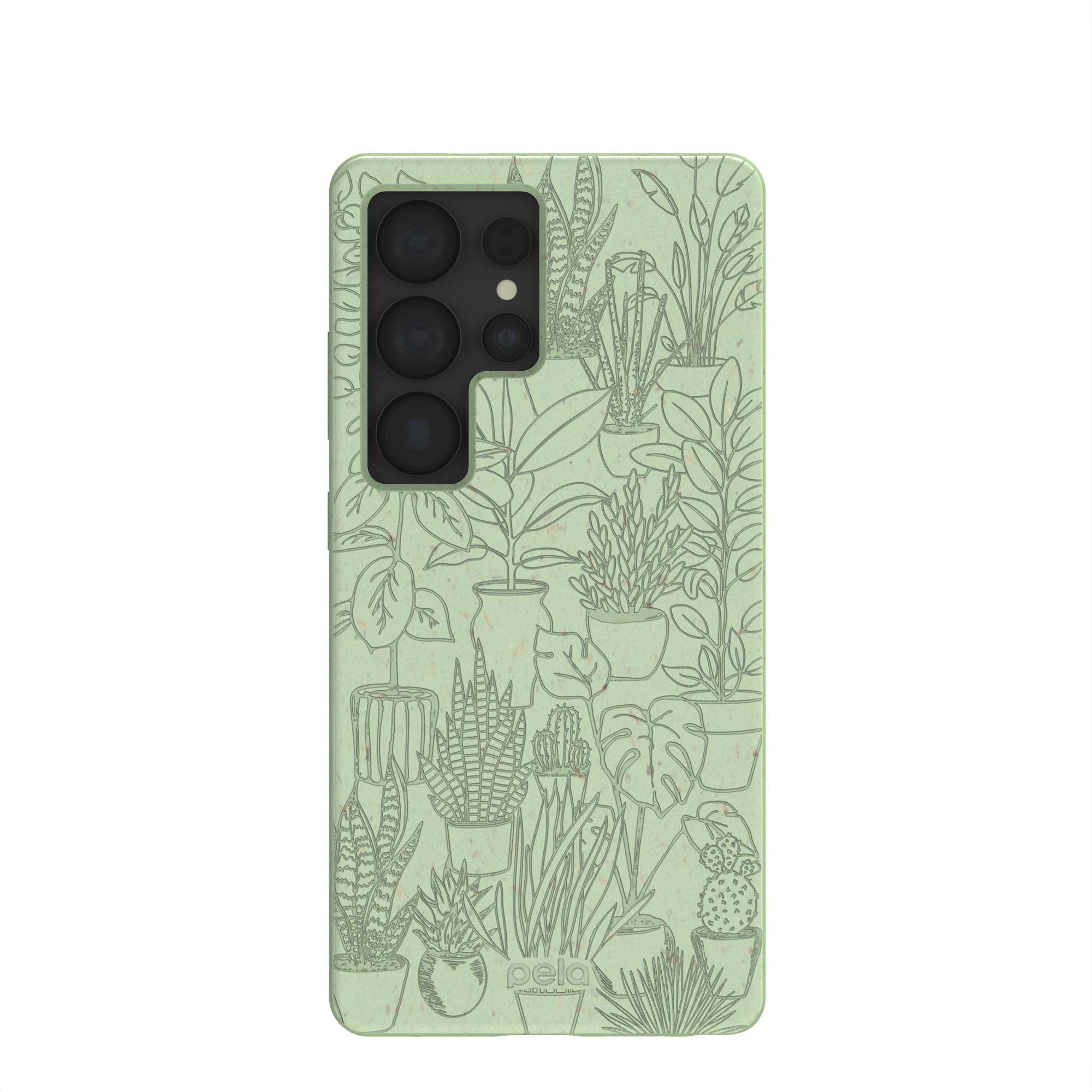 Sage Green Green Oasis Samsung Galaxy S25 Ultra Case Refurbished - Pela Case refurbished available on Cerqular