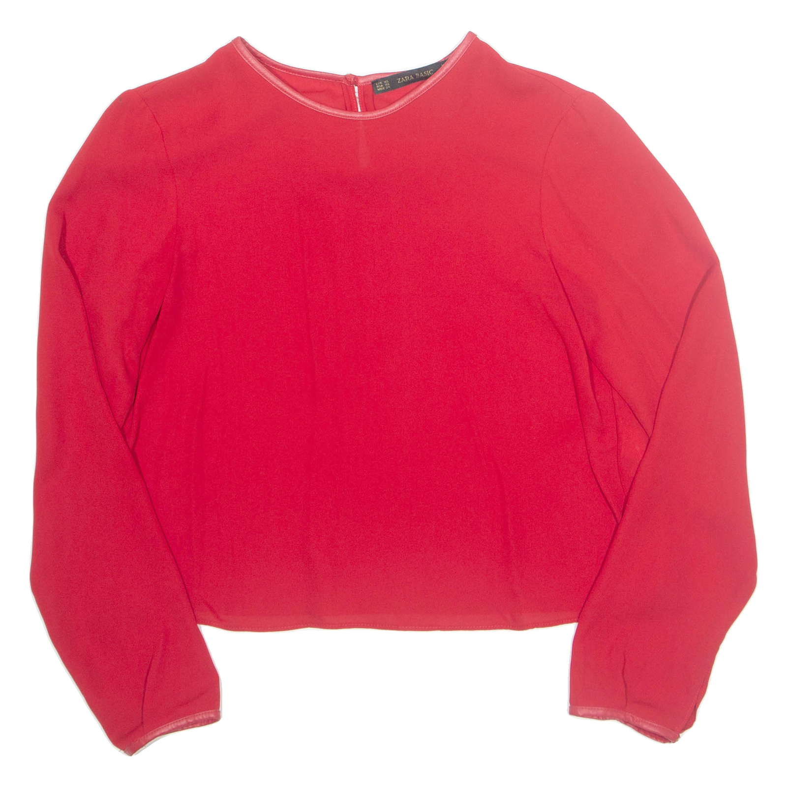 Buy ZARA Womens Cropped Top Red Long Sleeve XS Refurbished - $16.89 ZARA Womens Cropped Top Red Long Sleeve XS Refurbished - N/A refurbished available on Cerqular