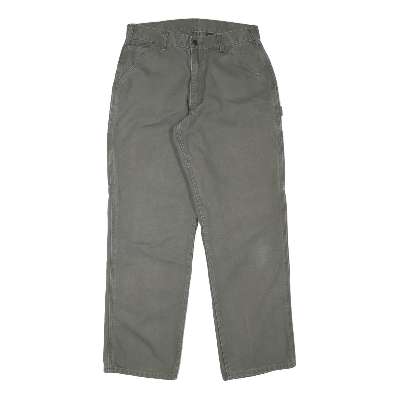 Buy CARHARTT Mens Regular Fit Grey Cotton Blend Trousers W30 L31 Workwear Utility Refurbished - $57.19 CARHARTT Mens Regular Fit Grey Cotton Blend Trousers W30 L31 Workwear Utility Refurbished - N/A refurbished available on Cerqular