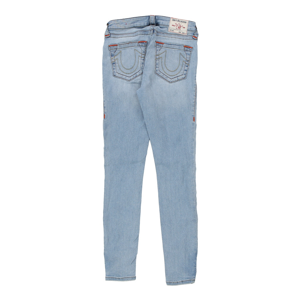 True Religion Skinny Jeans - 26W UK 4 Blue Cotton Refurbished - Thrifted (note: this is a term often used to describe second- refurbished available on Cerqular