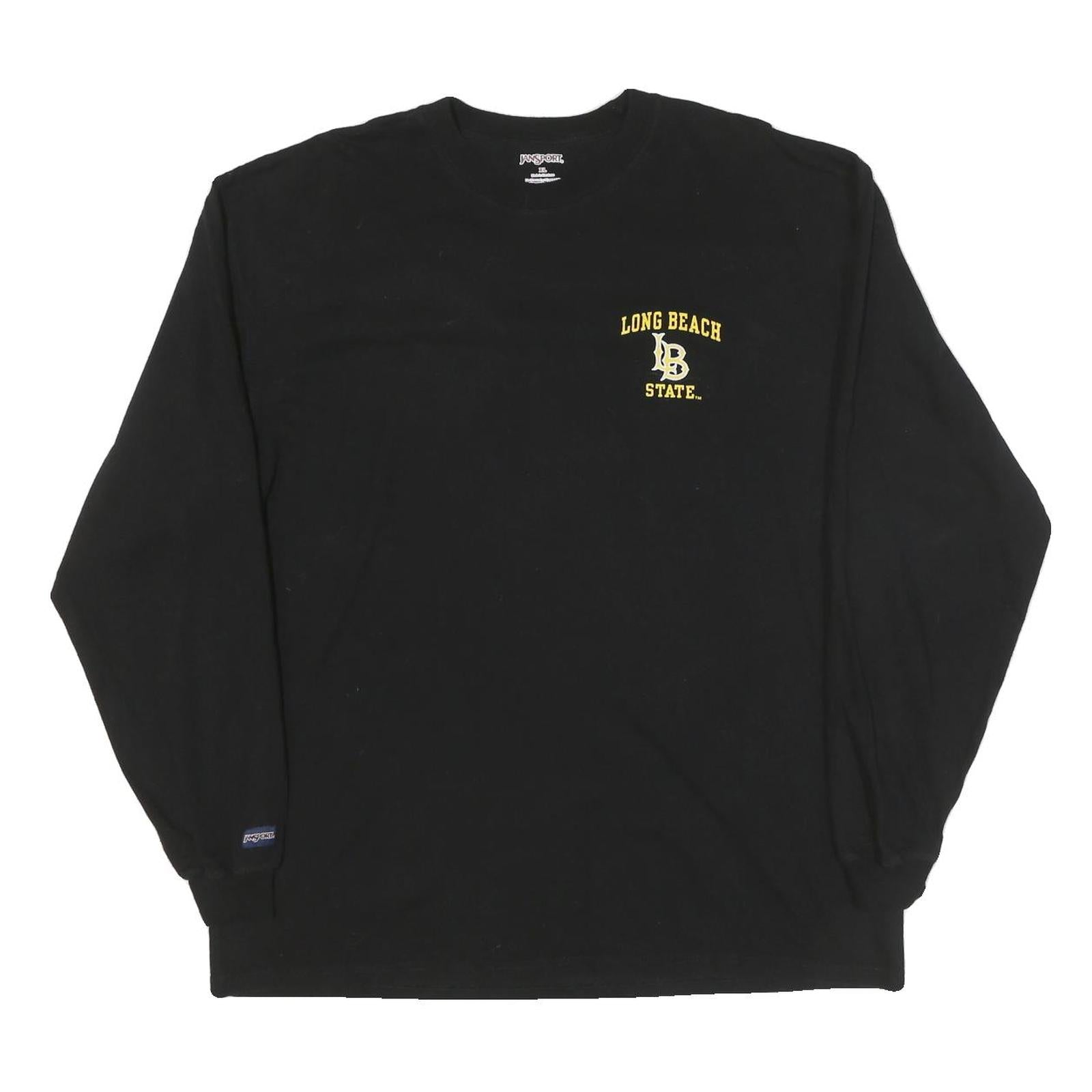 Buy JANSPORT Mens Black Long Beach State Graphic T-Shirt XL Long Sleeve Crew Neck Refurbished - $19.49 JANSPORT Mens Black Long Beach State Graphic T-Shirt XL Long Sleeve Crew Neck Refurbished - N/A refurbished available on Cerqular