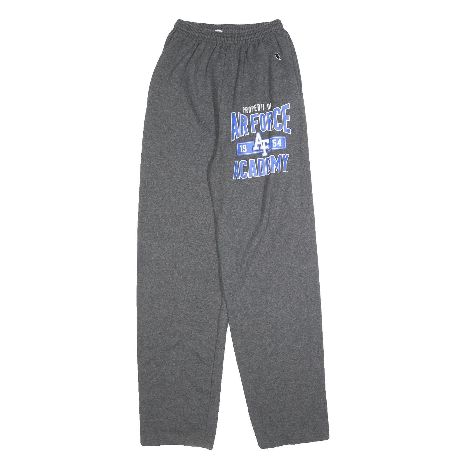 CHAMPION Womens Joggers Grey Property Of Air Force Academy M W25 L32 Casual Wear Refurbished - N/A refurbished available on Cerqular