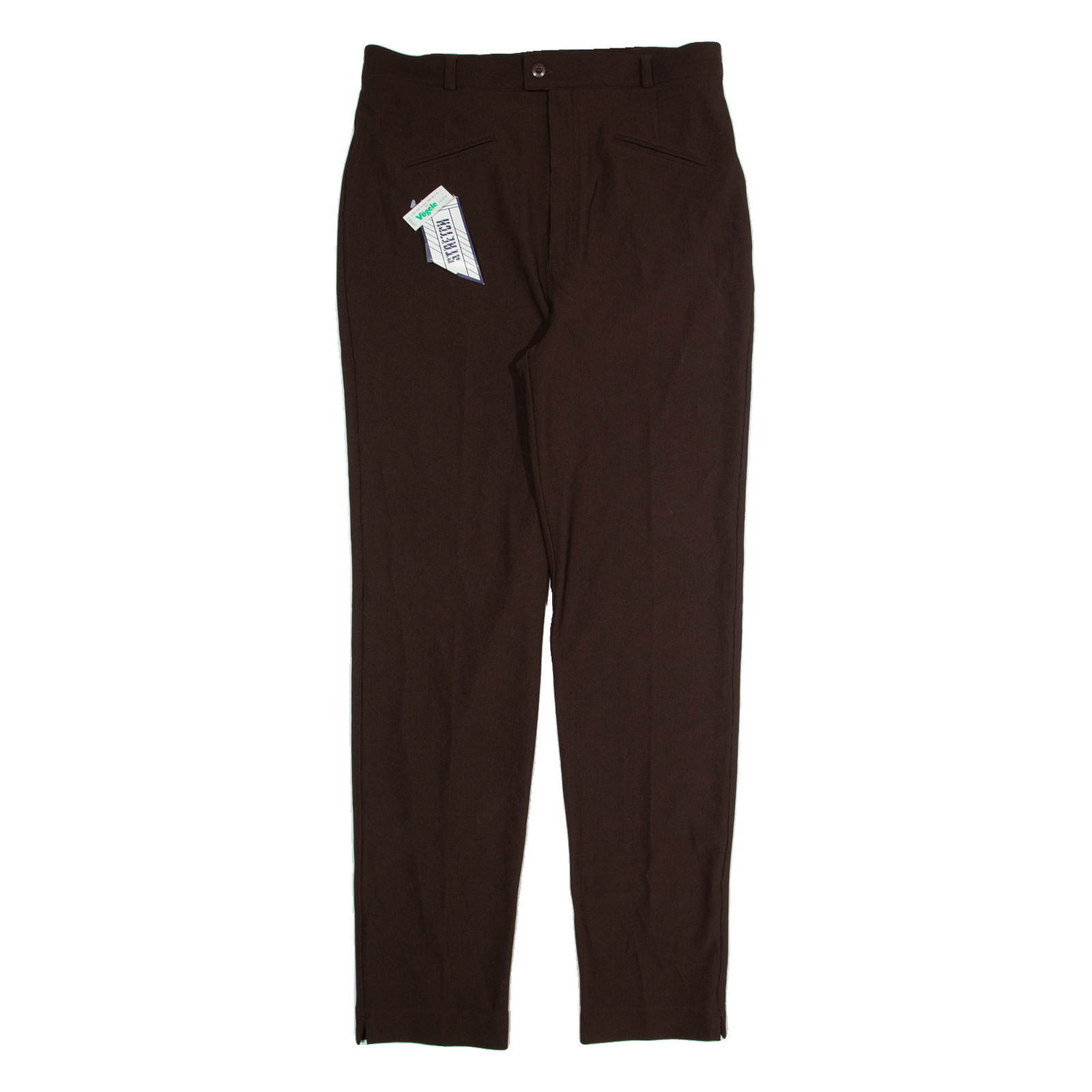 GREEN VILLAGE Womens Trousers Brown Regular Tapered 90s W32 L30 Refurbished - N/A refurbished available on Cerqular