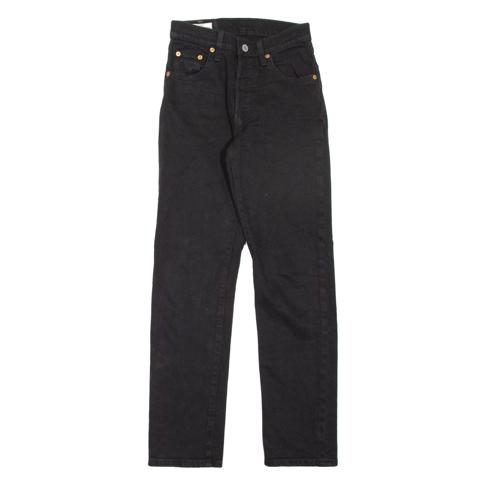 LEVI'S 501 BIG E Jeans Womens Black Regular Straight W23 L28 Refurbished - N/A refurbished available on Cerqular