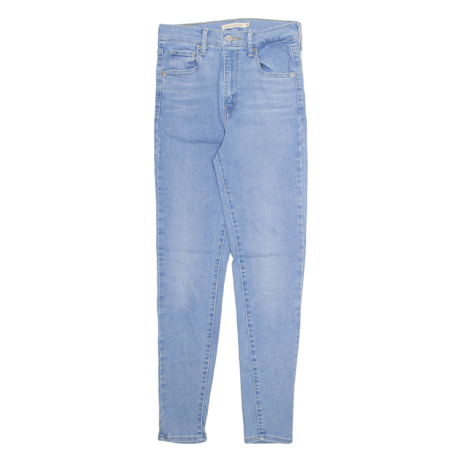LEVI'S Womens Jeans Blue Regular Tapered W26 L28 Refurbished - N/A refurbished available on Cerqular